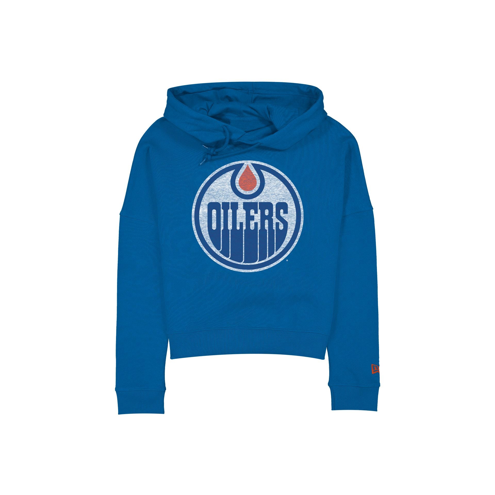 Edmonton Oilers Wash Logo Women's Hoodie - Nextgenmallstore