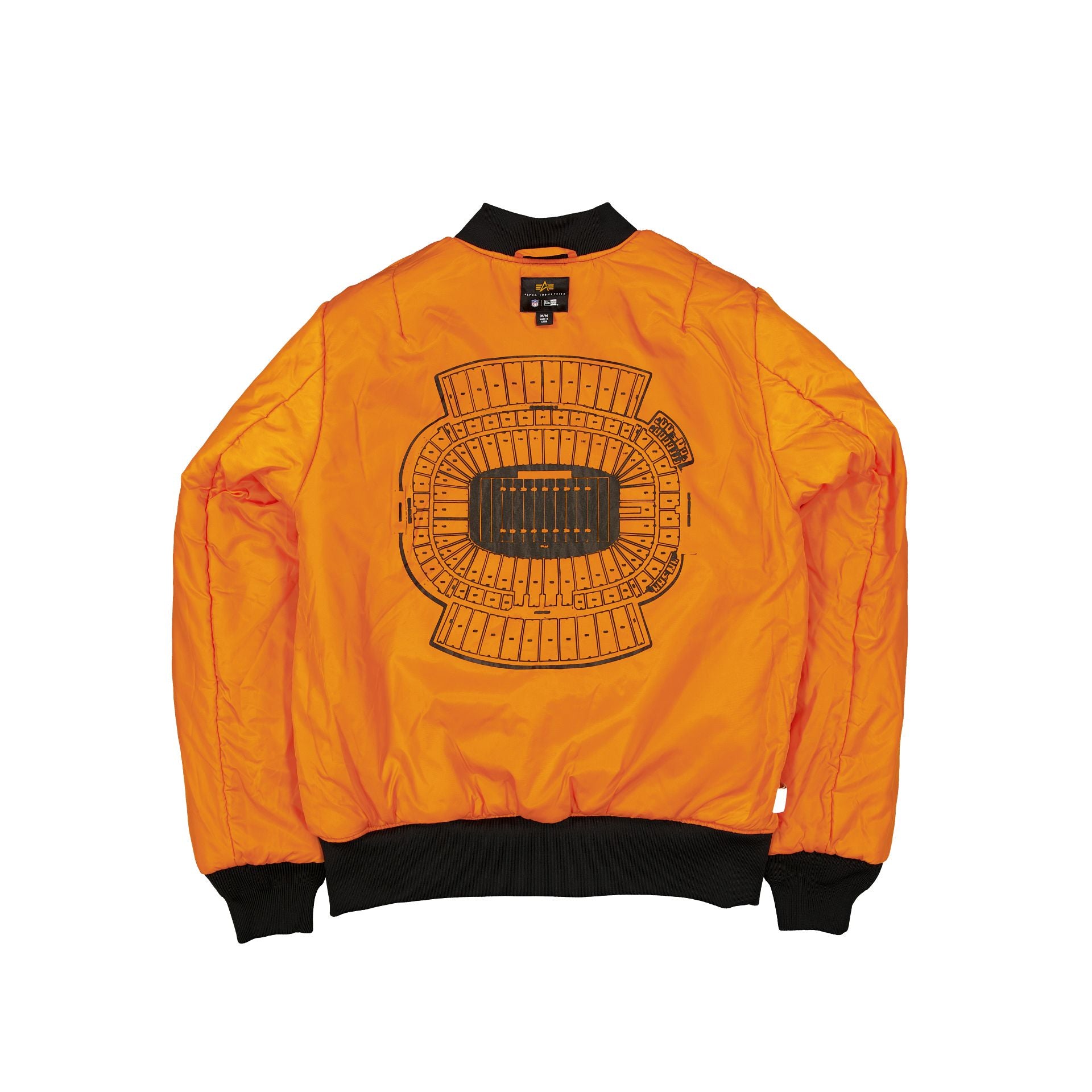 Alpha Industries x Buffalo Bills Black Camo MA-1 Bomber Jacket