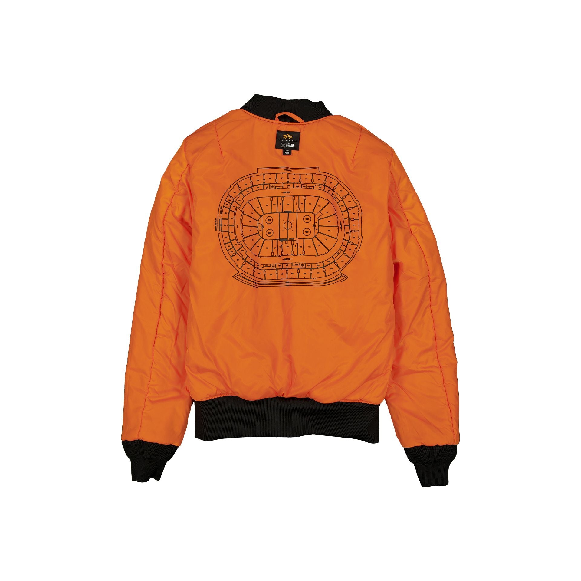 Alpha Industries x Detroit Red Wings Black Camo MA-1 Bomber Jacket