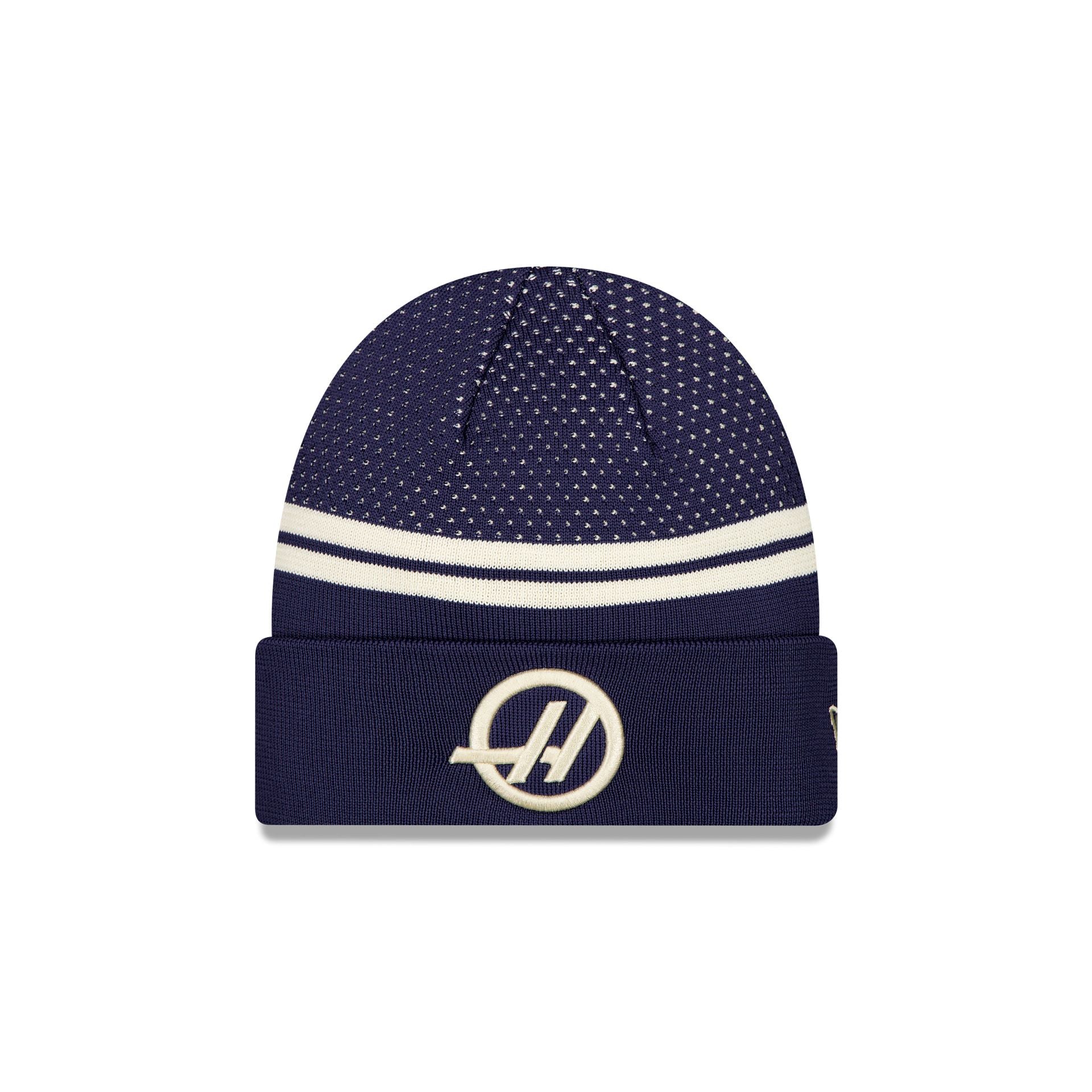 MoneyGram Haas F1 Team Light Navy Cuff Knit Beanie - Nextgenmallstore