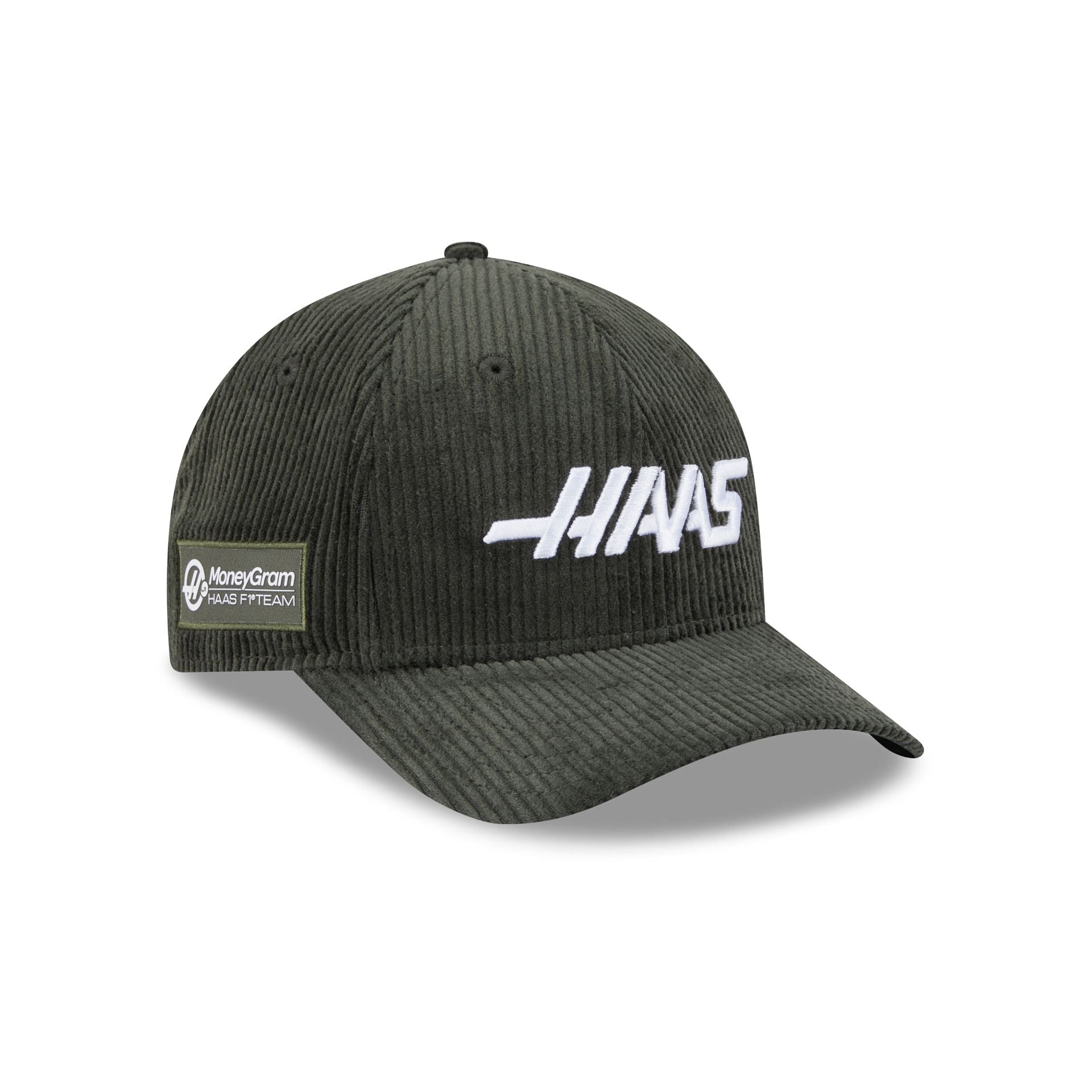 MoneyGram Haas F1 Team Corduroy 9FORTY M-Crown Snapback Hat - Nextgenmallstore