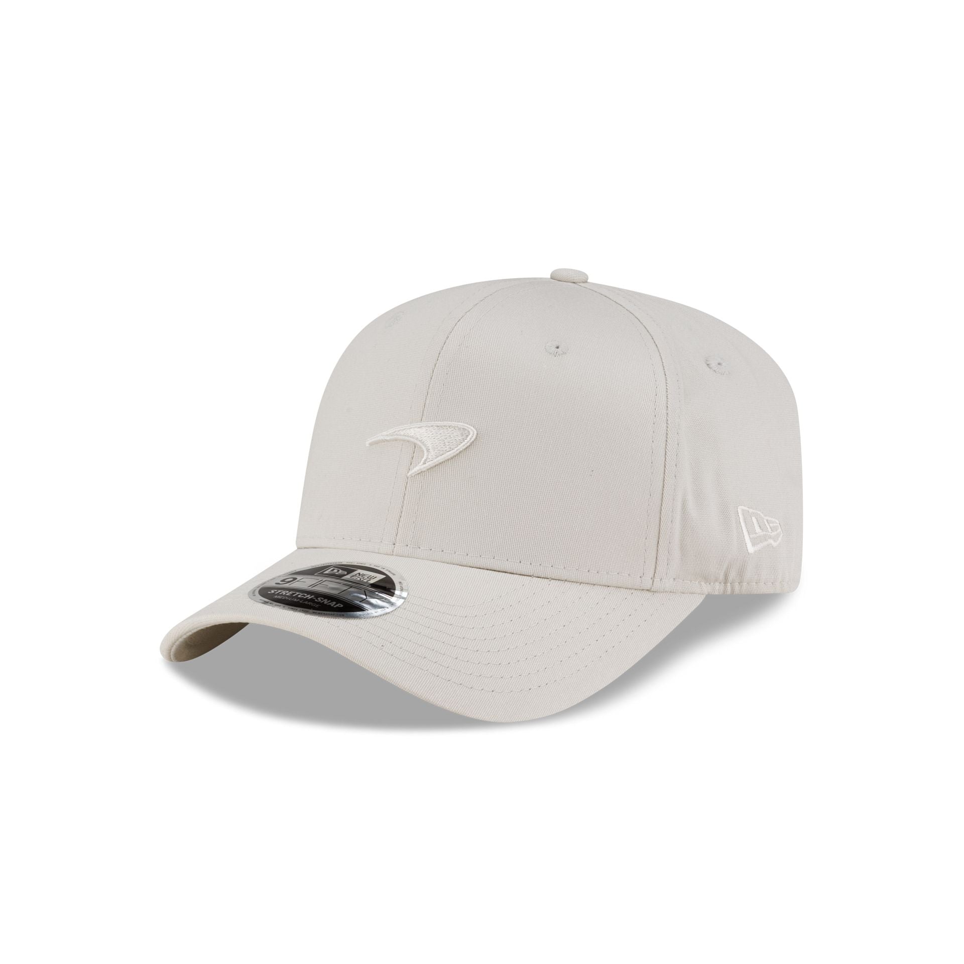 McLaren Formula 1 Team Light Cream 9FIFTY Stretch-Snap Hat - Nextgenmallstore