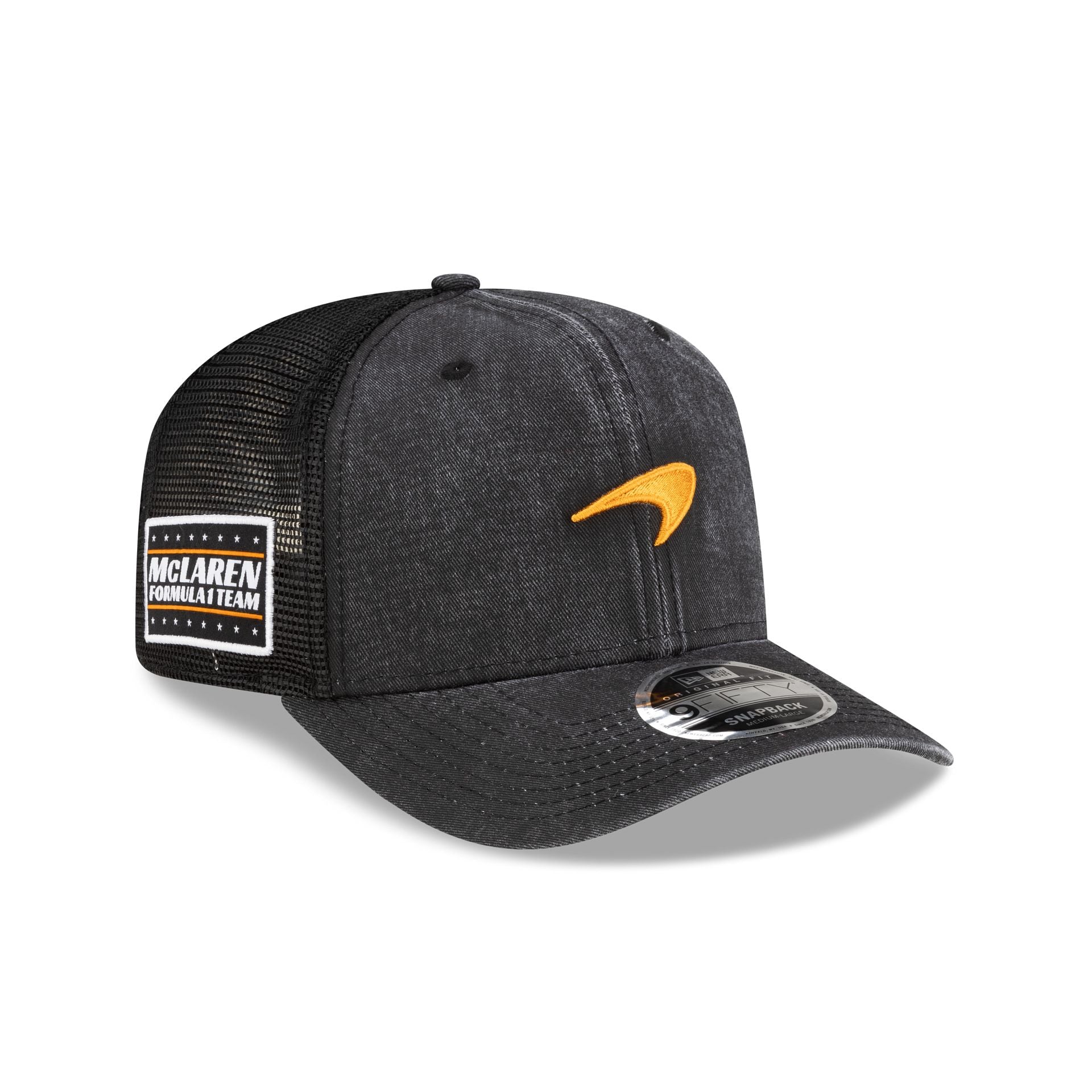 McLaren Formula 1 Team Washed Black 9FIFTY Snapback Hat
