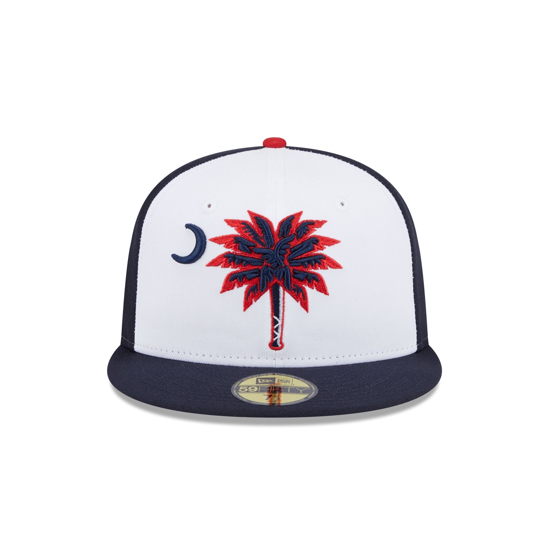 Myrtle Beach Pelicans Theme Night Navy Sidepatch59FIFTY Fitted Hat