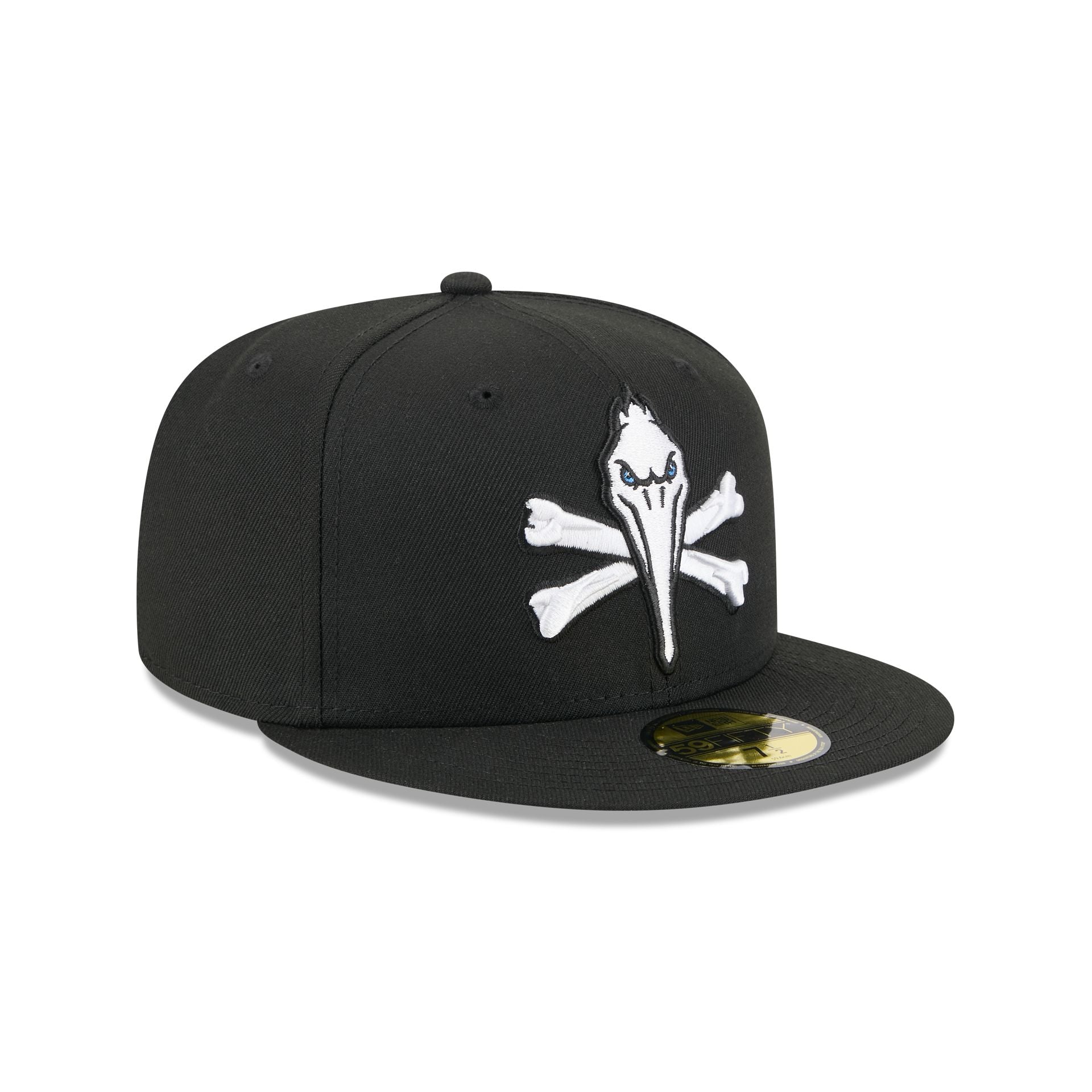 Myrtle Beach Pelicans Theme Night Black 59FIFTY Fitted Hat