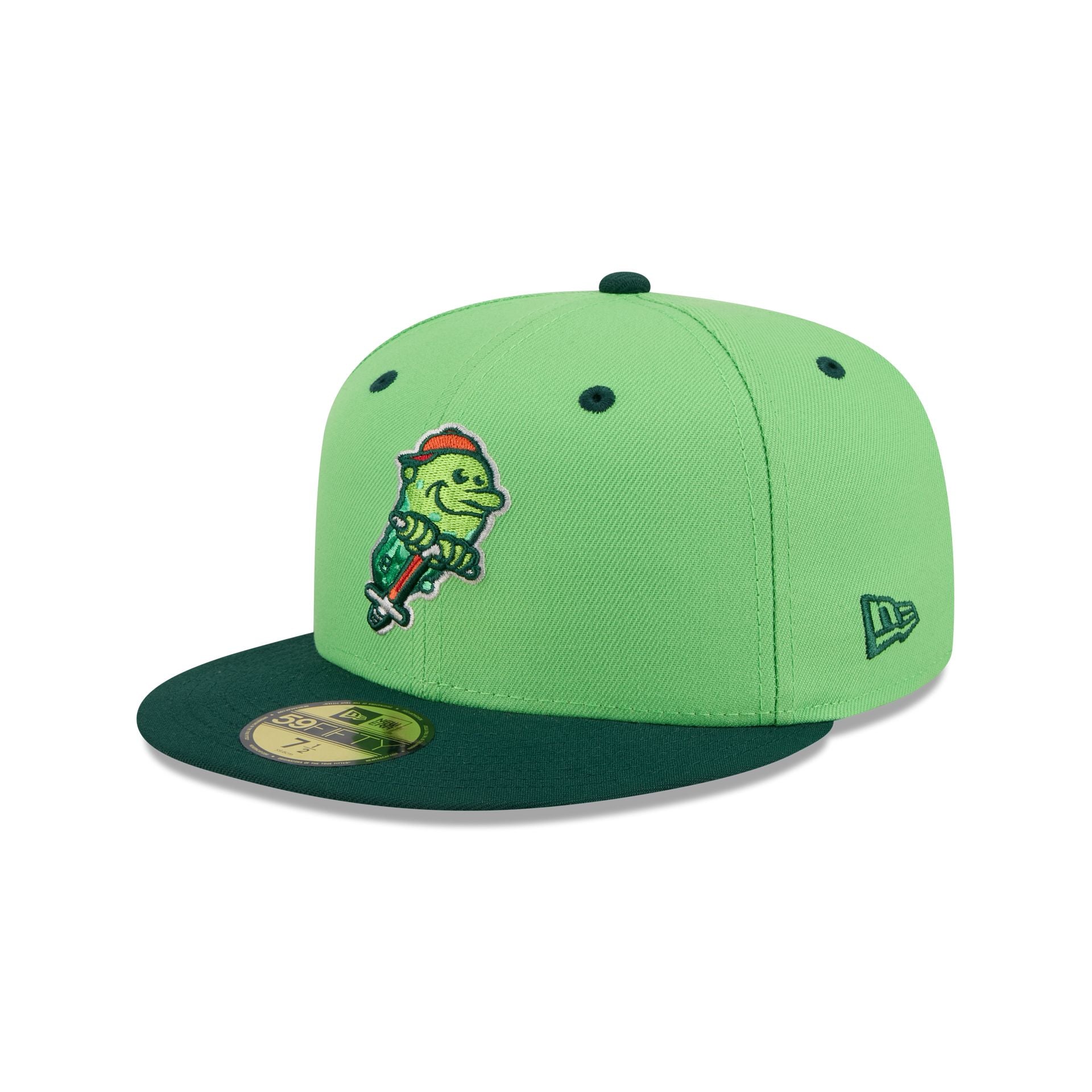 Hartford Yard Goats Theme Night Green 59FIFTY Fitted Hat