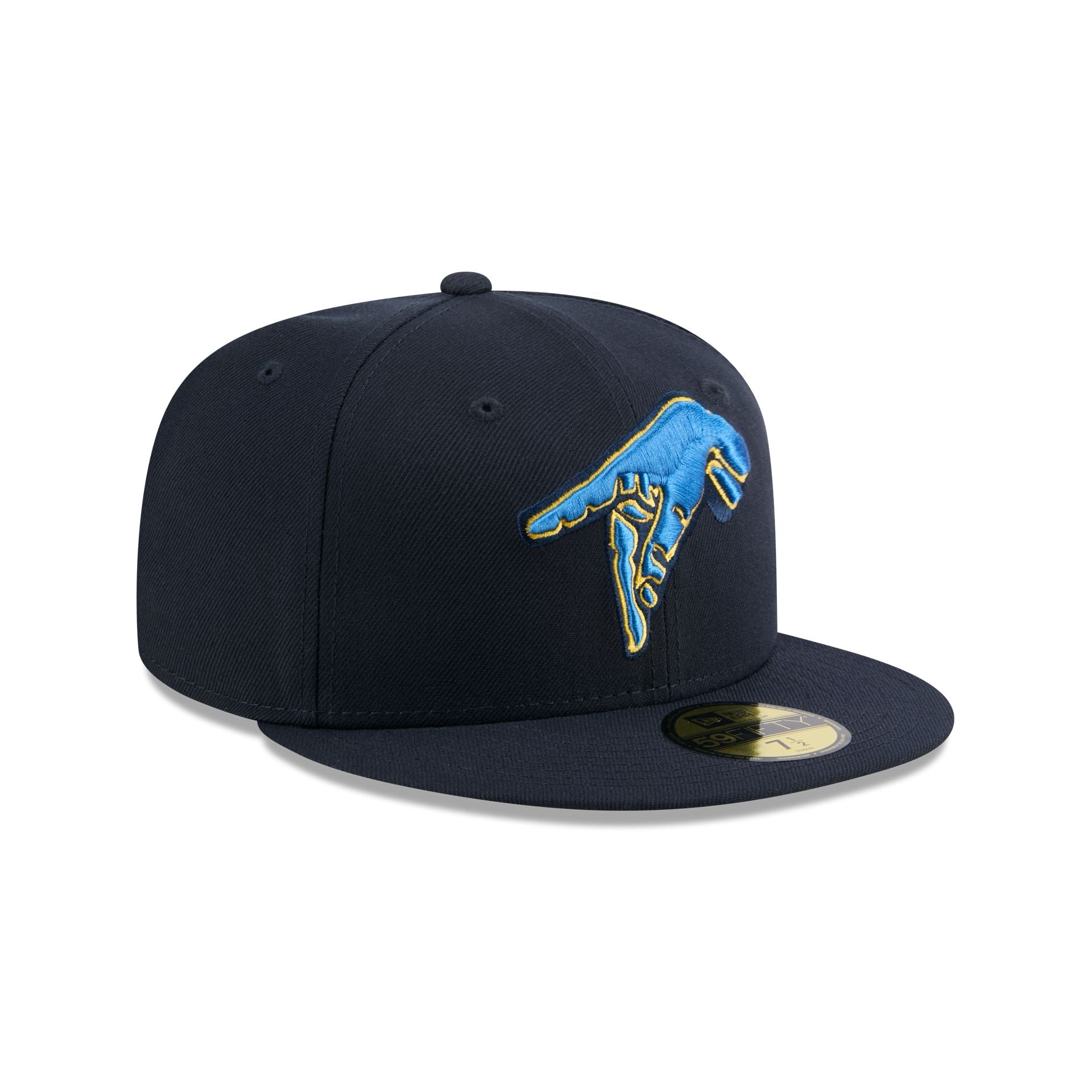 Myrtle Beach Pelicans Theme Night Navy 59FIFTY Fitted Hat