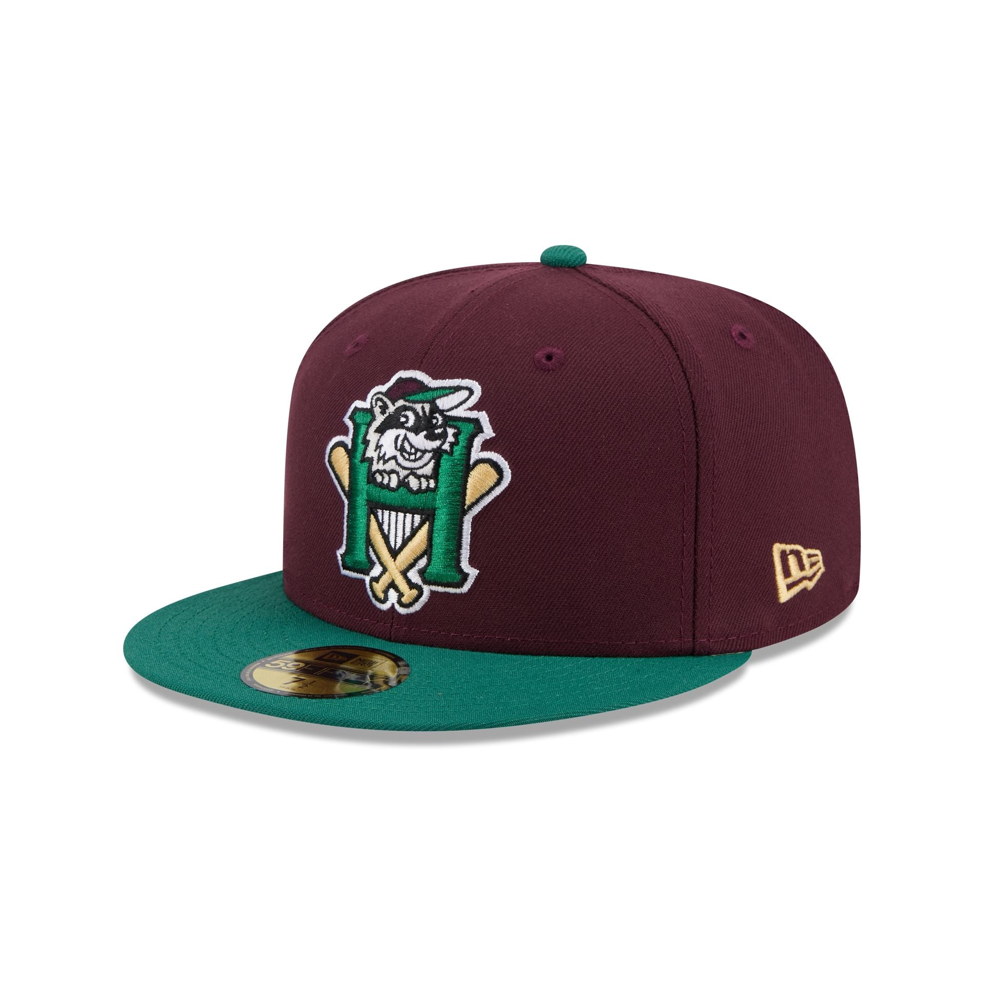 Hudson Valley Renegades Theme Night Maroon 59FIFTY Fitted Hat - Nextgenmallstore