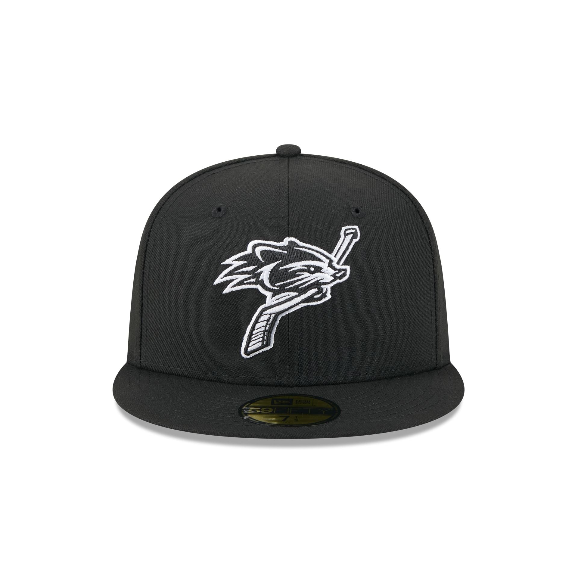 New Hampshire Fisher Cats Theme Night Black 59FIFTY Fitted Hat