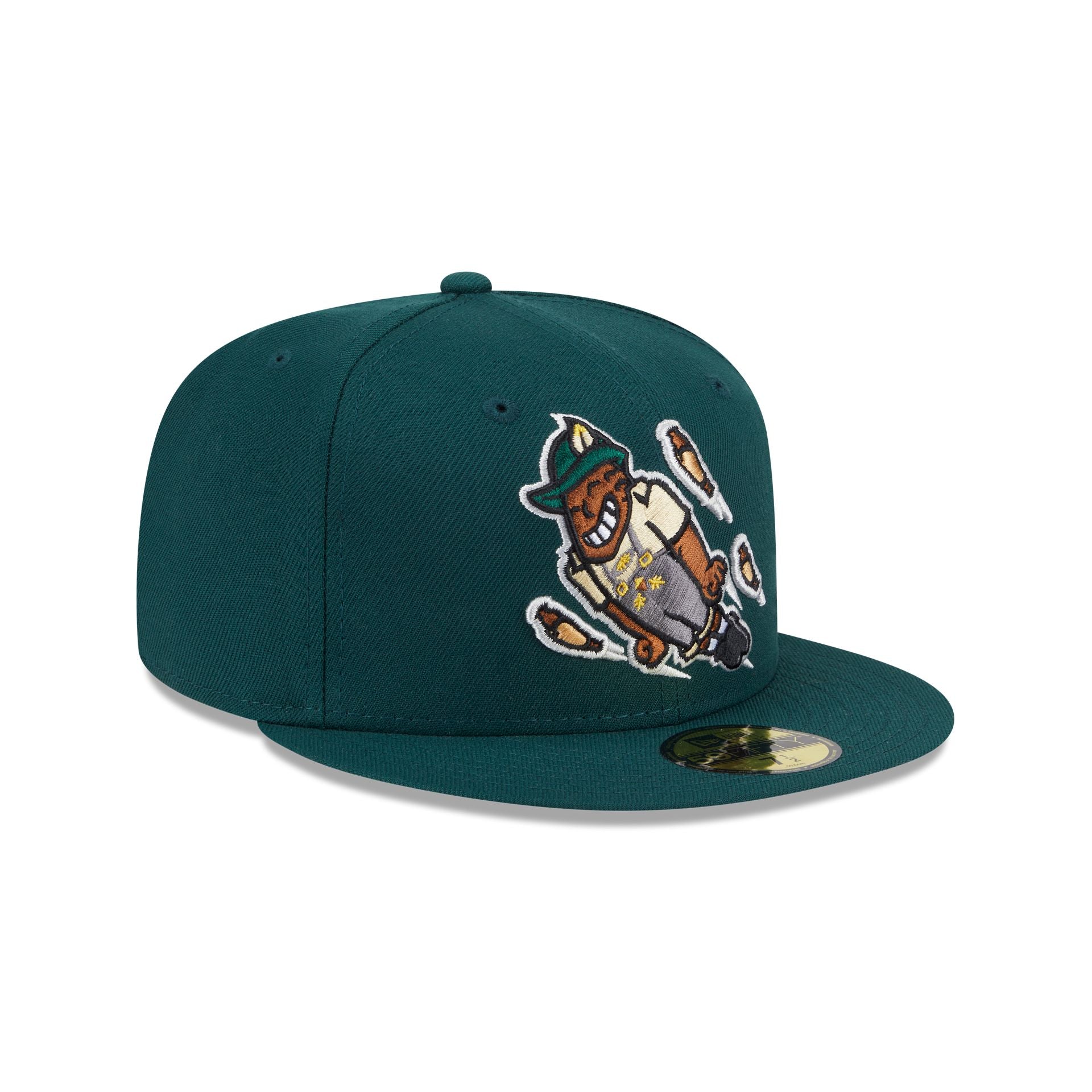 Wisconsin Timber Rattlers Theme Night Black 59FIFTY Fitted Hat