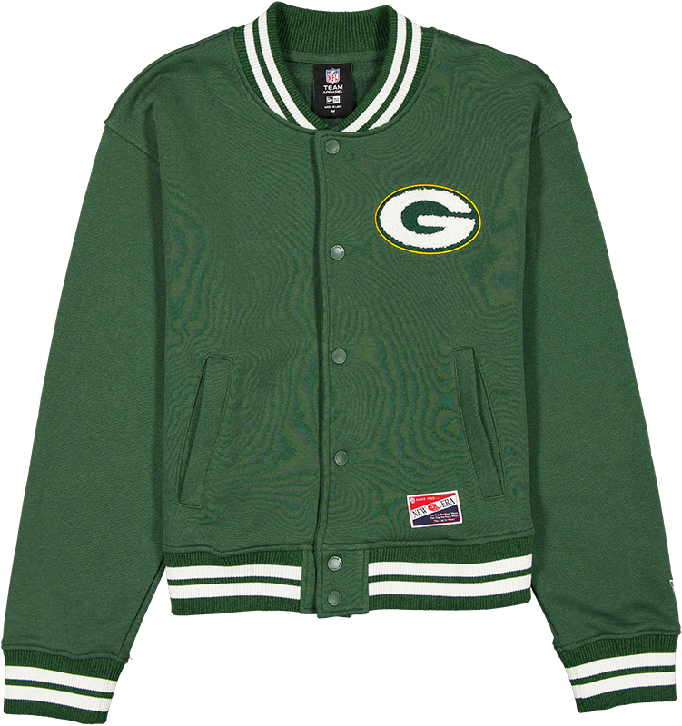Green Bay Packers Throwback Women's Snap Front Jacket