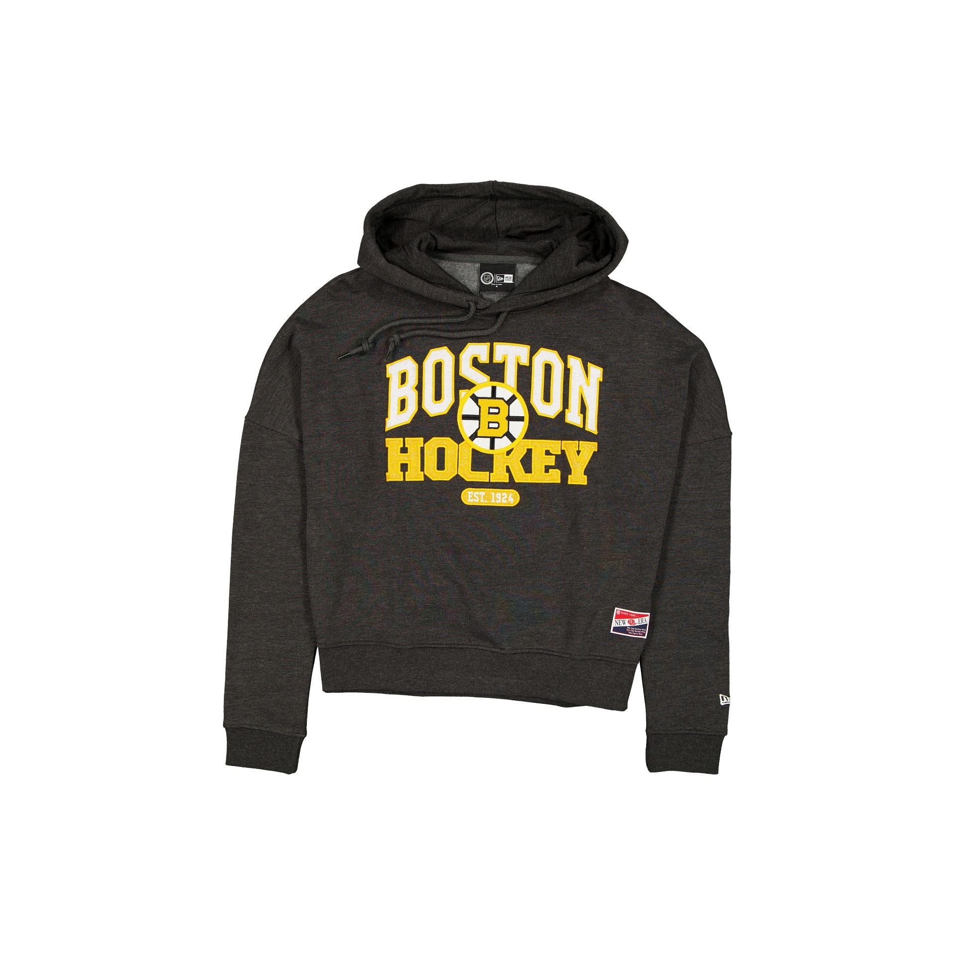 Boston Bruins Throwback Women's Glitter Hoodie - Nextgenmallstore