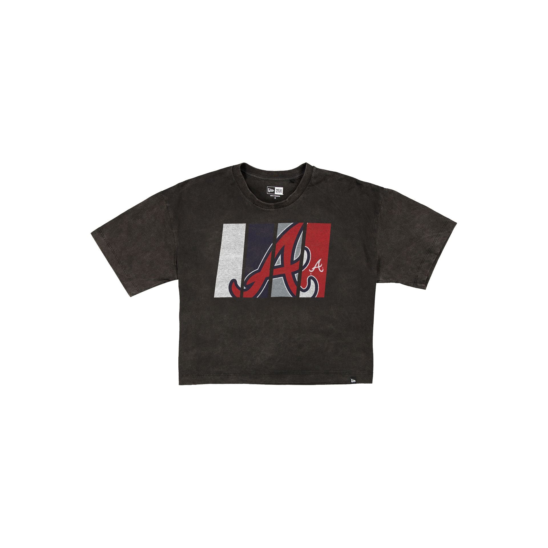 Atlanta Braves Sport Night Black Cropped Women's T-Shirt - Nextgenmallstore