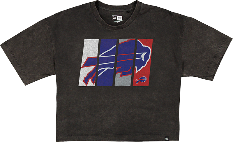 Buffalo Bills Sport Night Black Cropped Women's T-Shirt