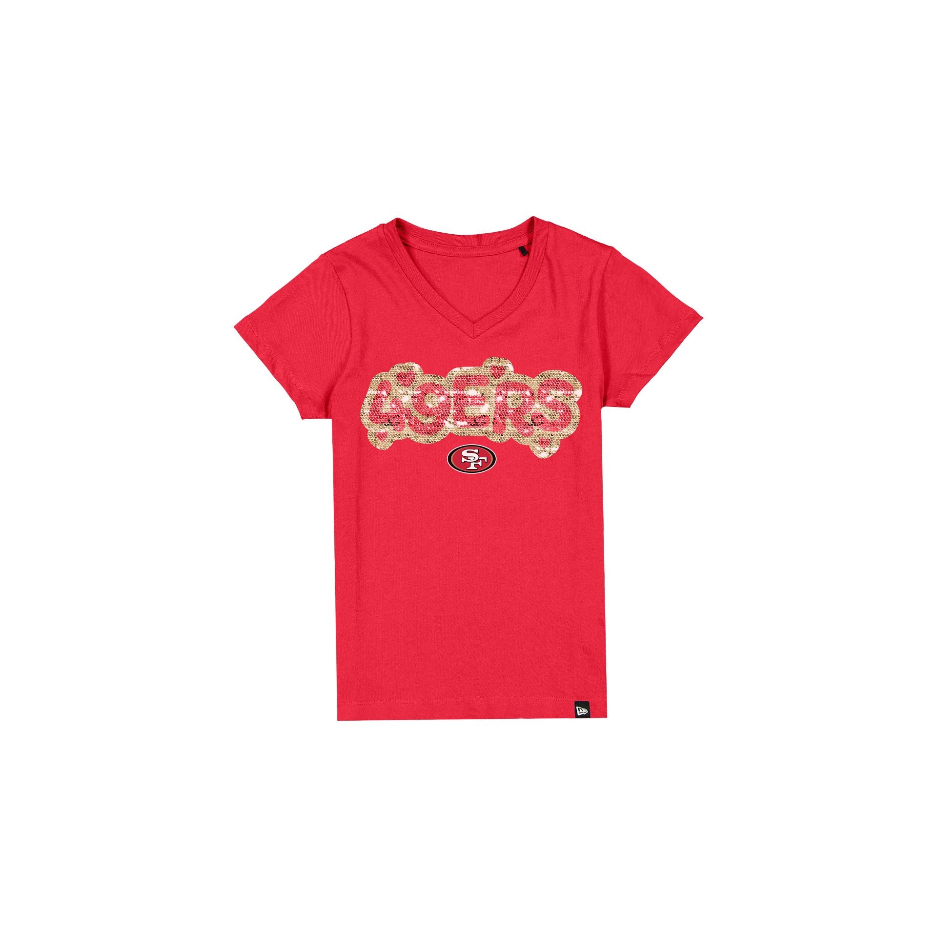 San Francisco 49ers Flip Sequin Girls T-Shirt
