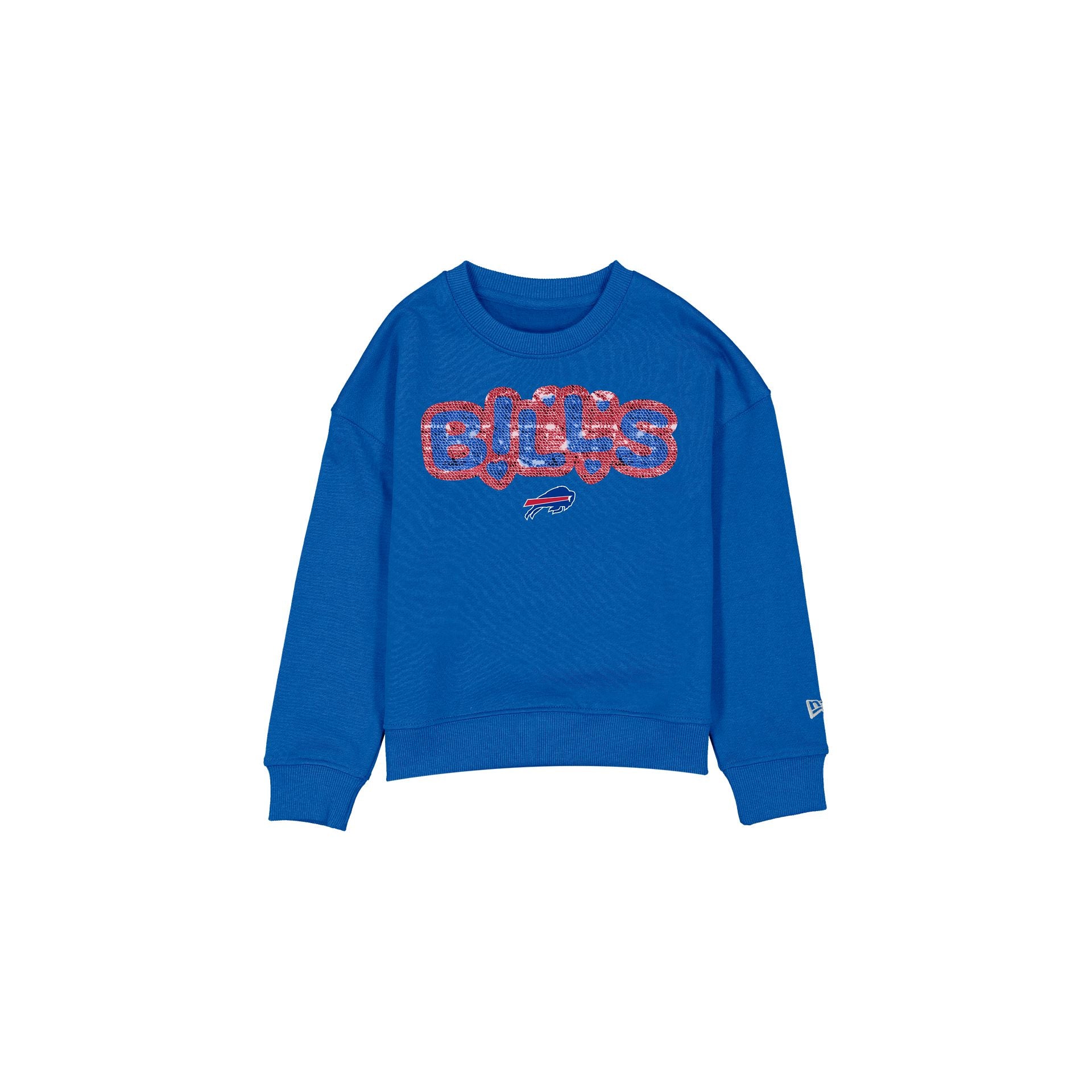 Buffalo Bills Flip Sequin Girls Crewneck
