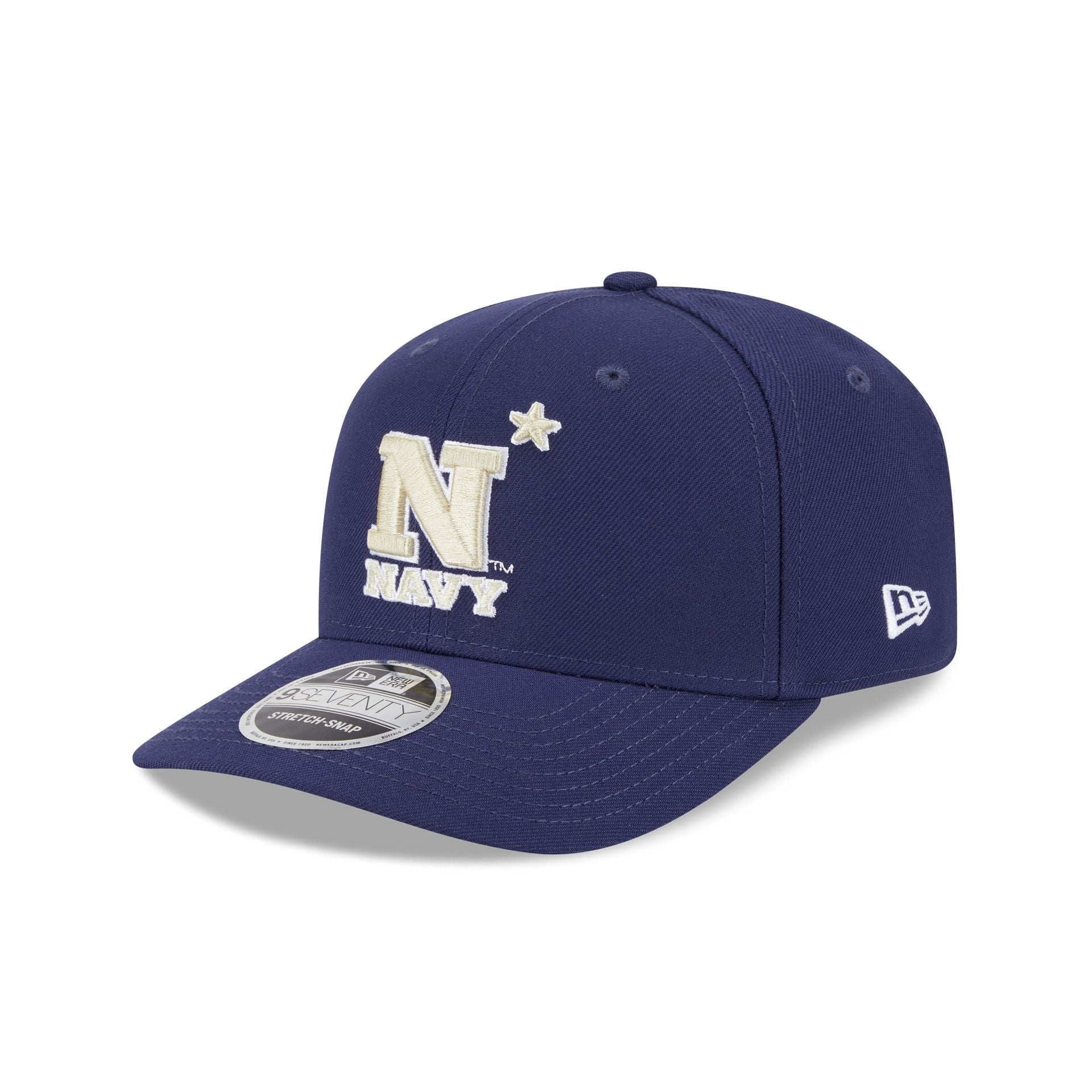 Navy Midshipmen Team 9SEVENTY Stretch-Snap Hat - Nextgenmallstore