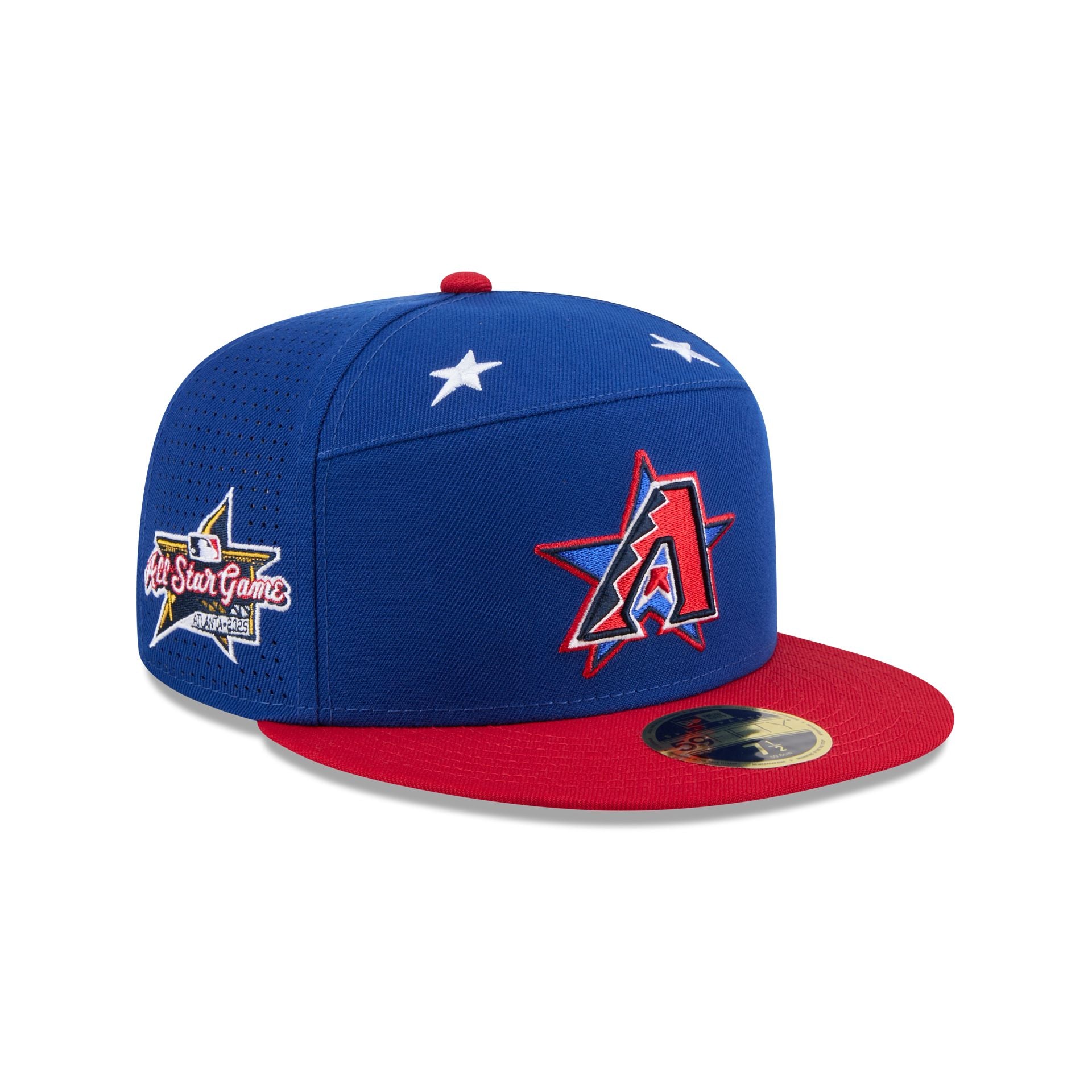 Arizona Diamondbacks 2025 All-Star Game Workout Split Panel 59FIFTY Fitted Hat - Nextgenmallstore