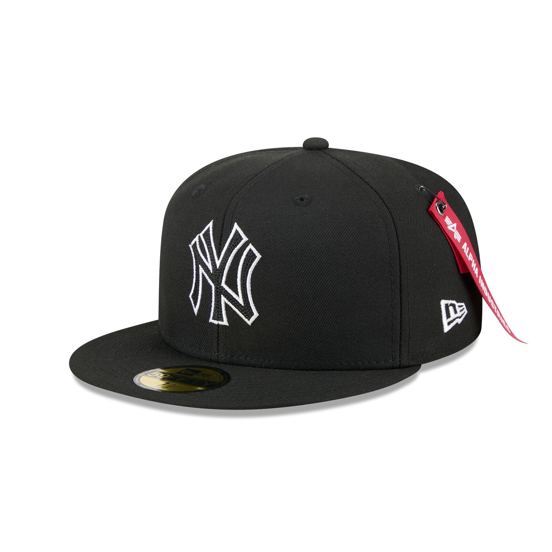 Alpha Industries x New York Yankees Black 59FIFTY Fitted Hat - Nextgenmallstore