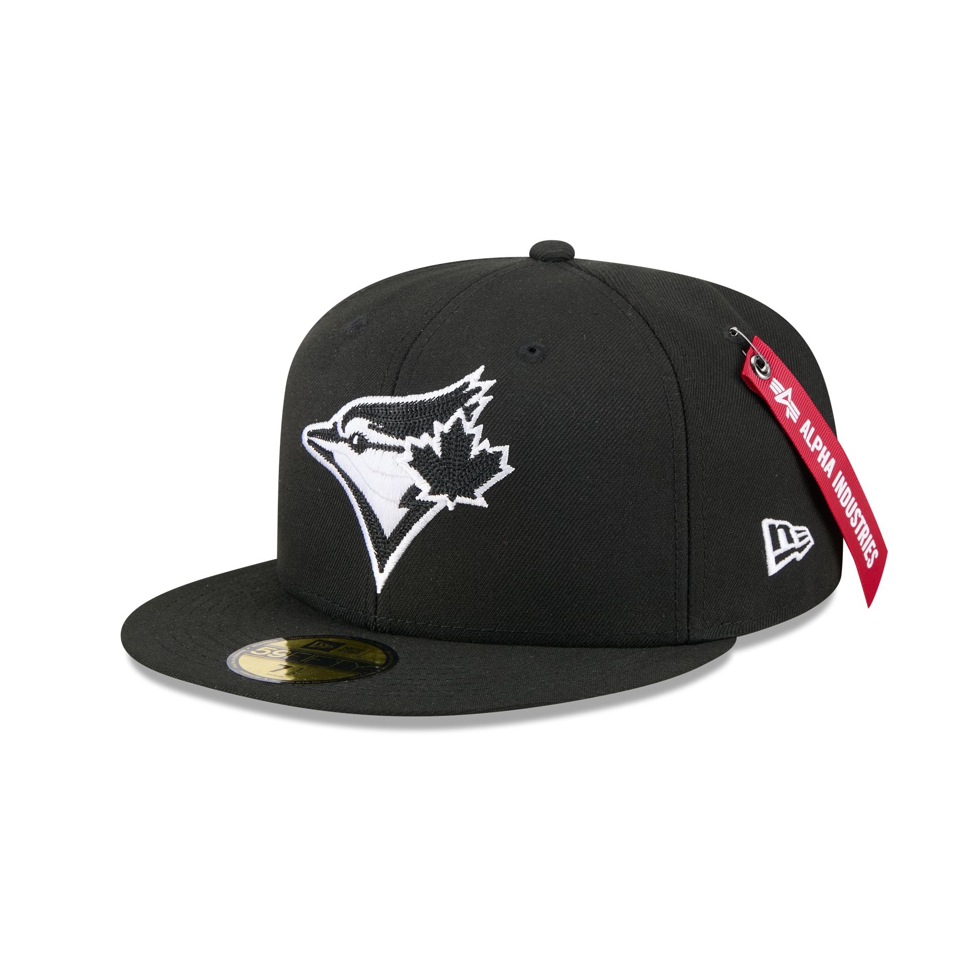 Alpha Industries x Toronto Blue Jays Black 59FIFTY Fitted Hat - Nextgenmallstore