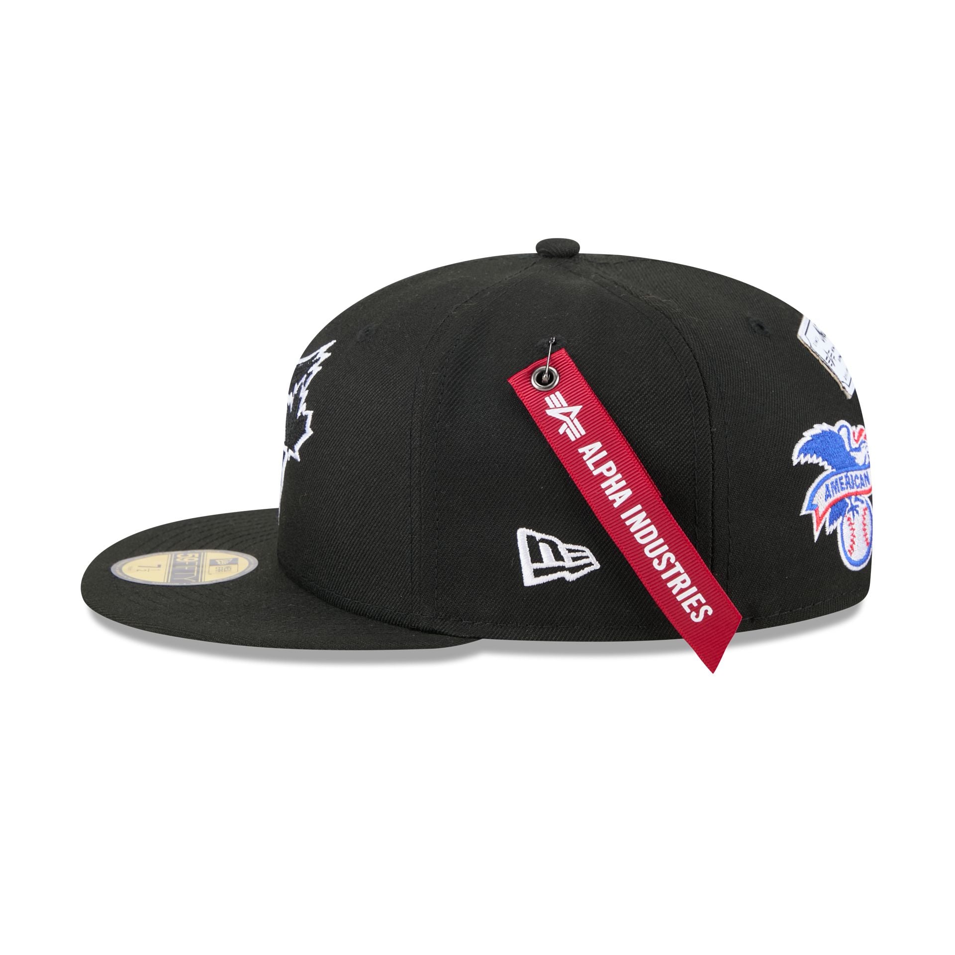 Alpha Industries x Toronto Blue Jays Black 59FIFTY Fitted Hat