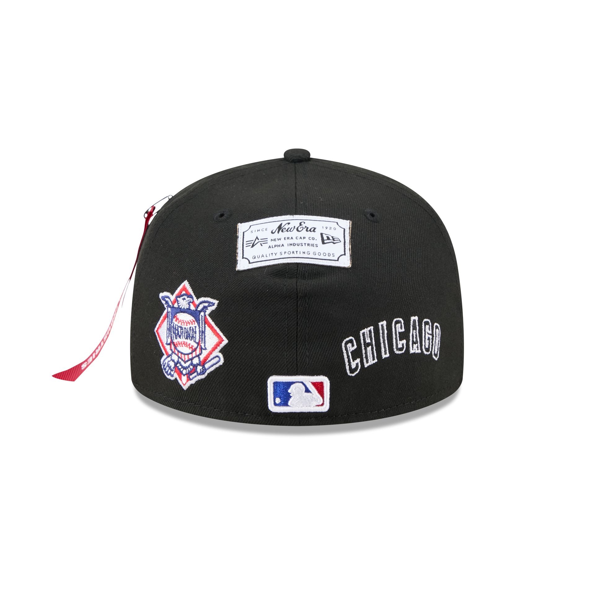 Alpha Industries x Chicago Cubs Black 59FIFTY Fitted Hat