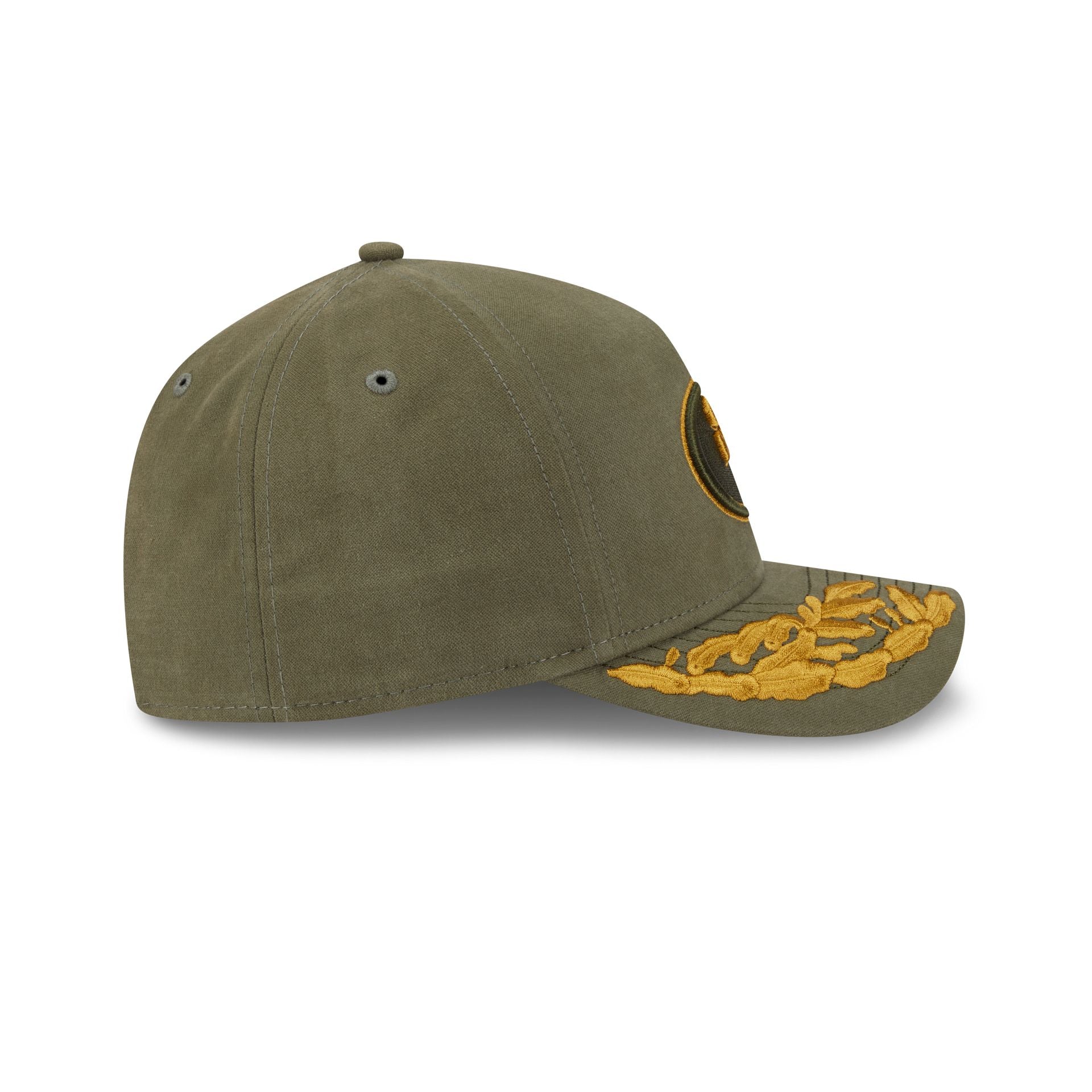 Alpha Industries x San Francisco 49ers Olive Green 9FORTY M-Crown A-Frame Snapback Hat