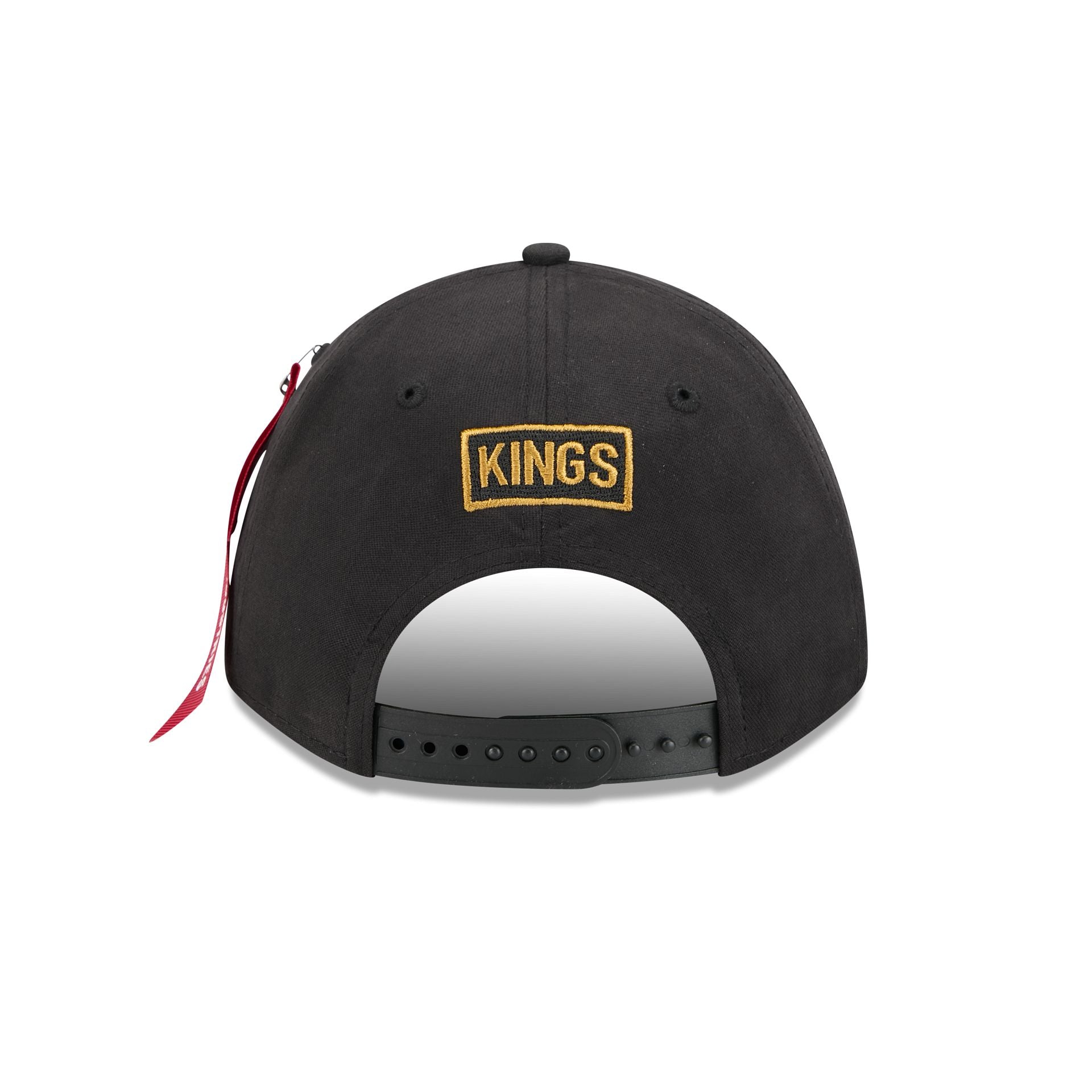 Alpha Industries x Los Angeles Kings Black 9FORTY M-Crown A-Frame Snapback Hat