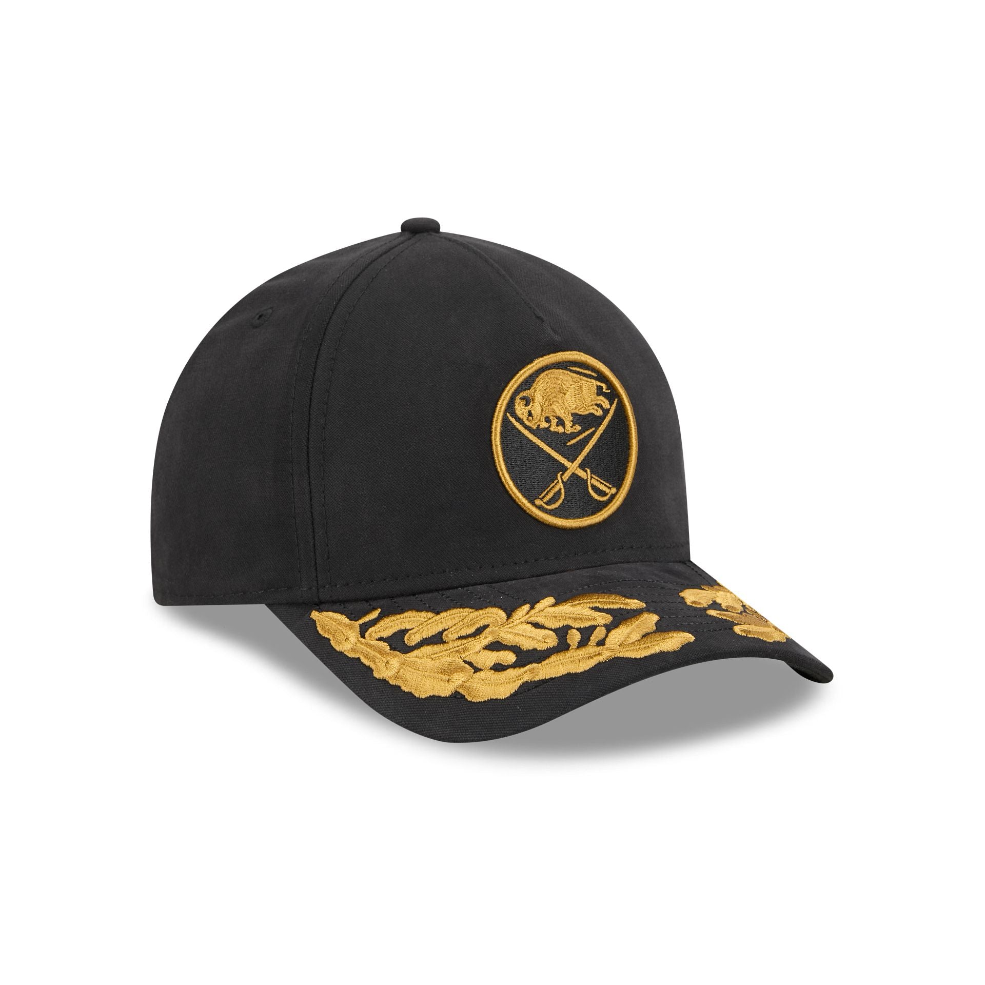 Alpha Industries x Buffalo Sabres Black 9FORTY M-Crown A-Frame Snapback Hat
