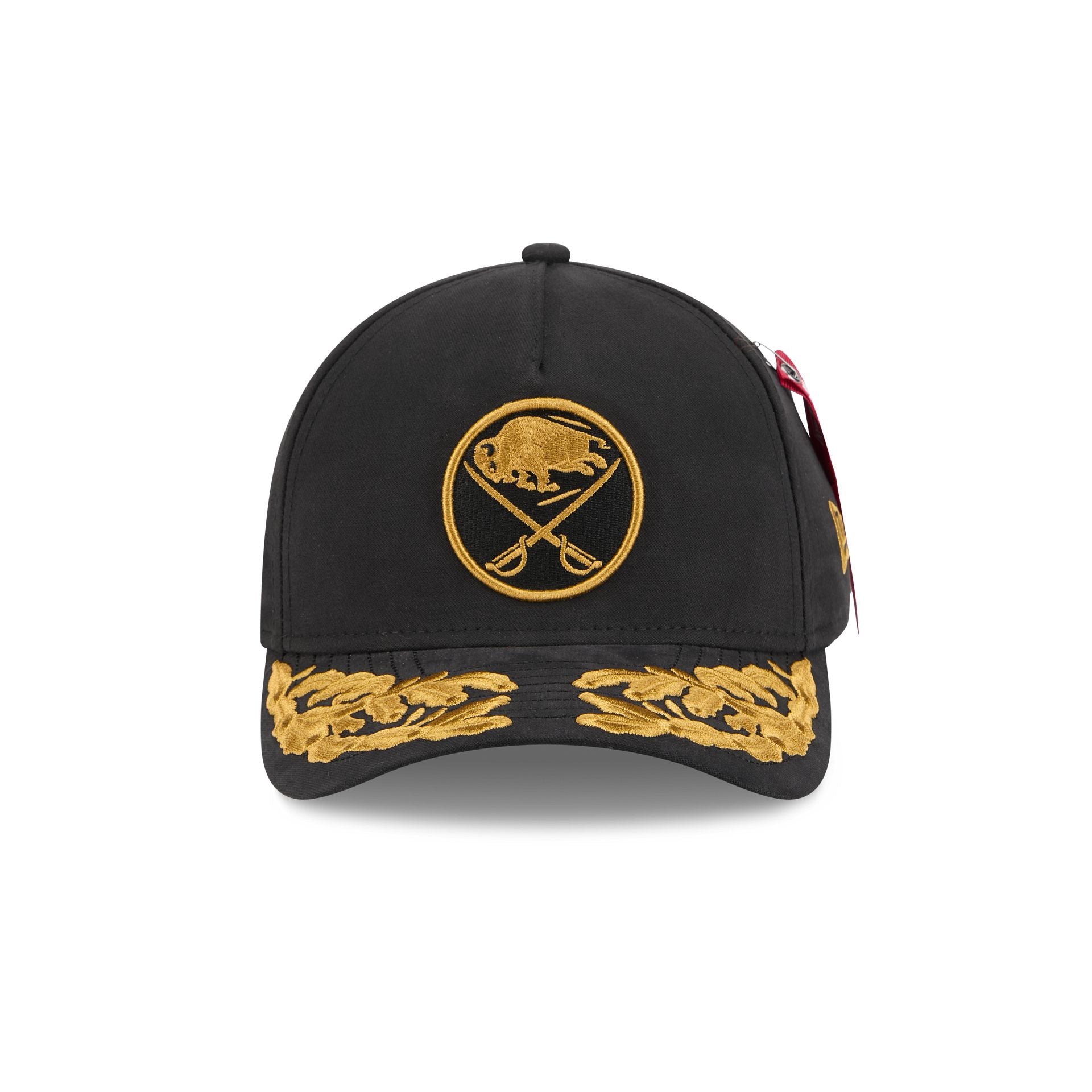 Alpha Industries x Buffalo Sabres Black 9FORTY M-Crown A-Frame Snapback Hat