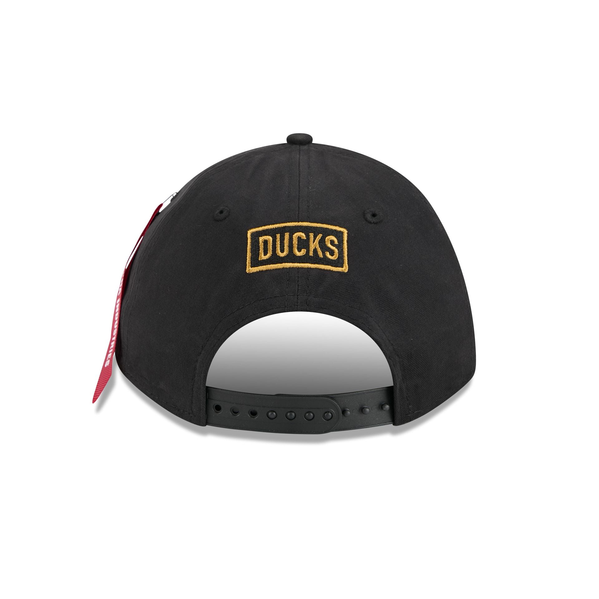 Alpha Industries x Anaheim Ducks Black 9FORTY M-Crown A-Frame Snapback Hat