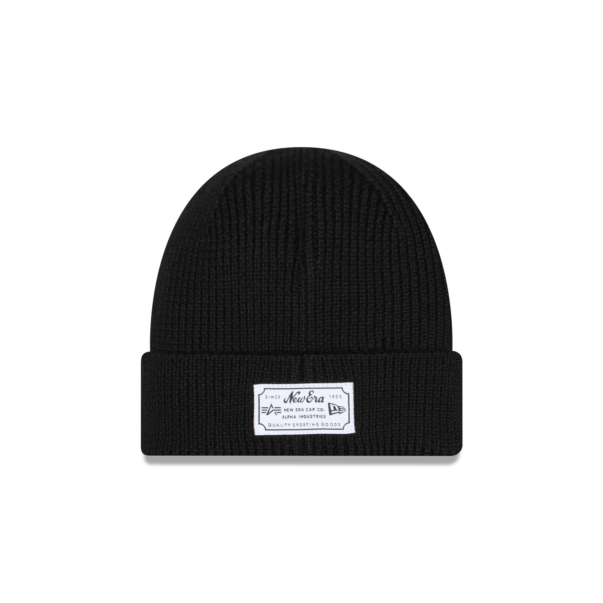 Alpha Industries x Anaheim Ducks Black Cuff Knit Hat