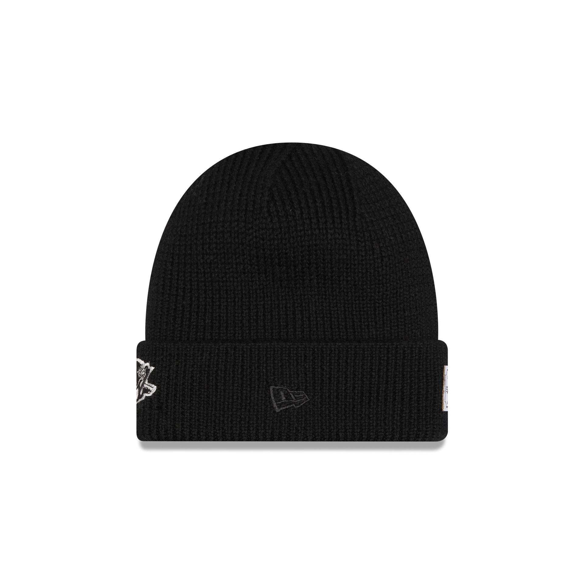 Alpha Industries x Pittsburgh Penguins Black Cuff Knit Hat