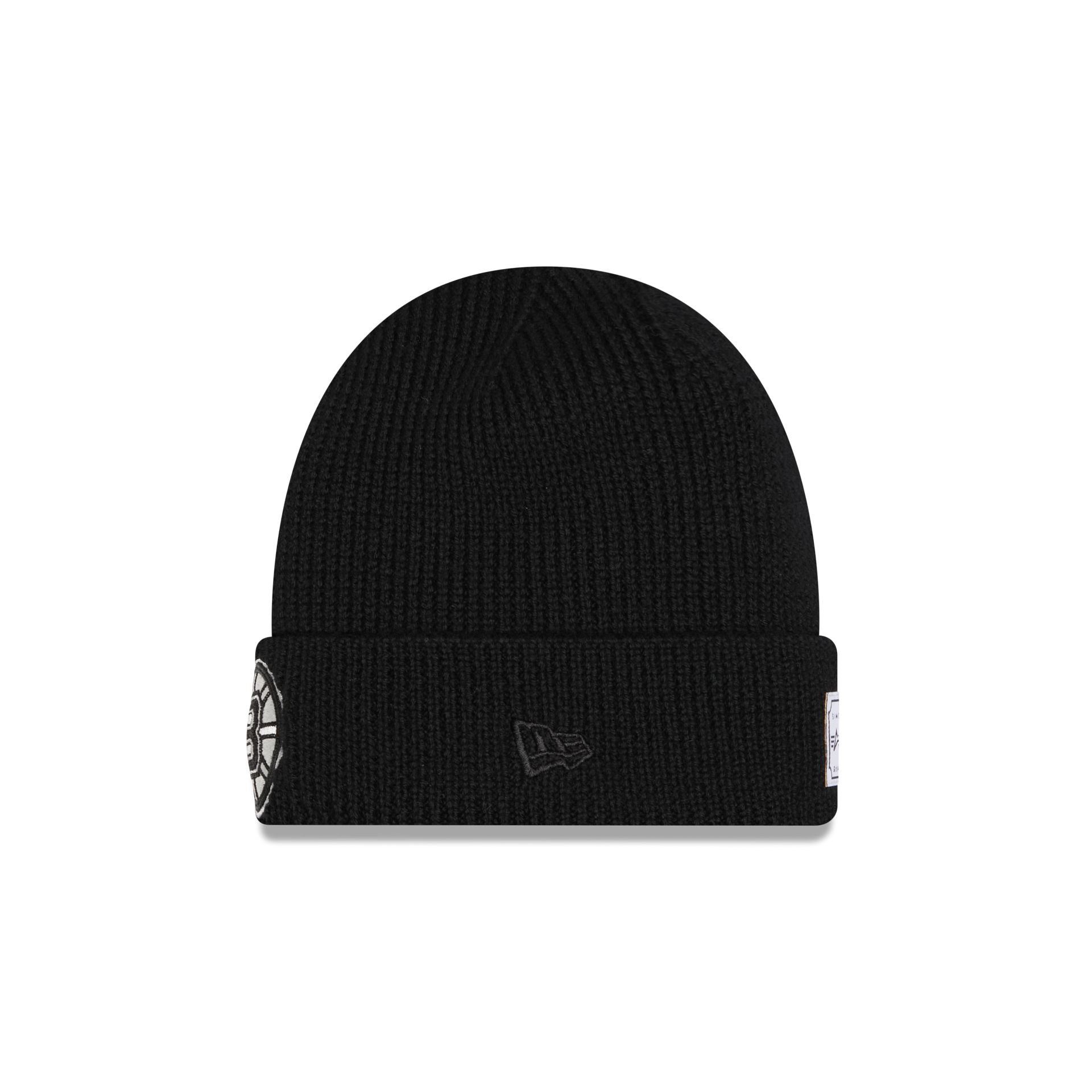 Alpha Industries x Boston Bruins Black Cuff Knit Hat