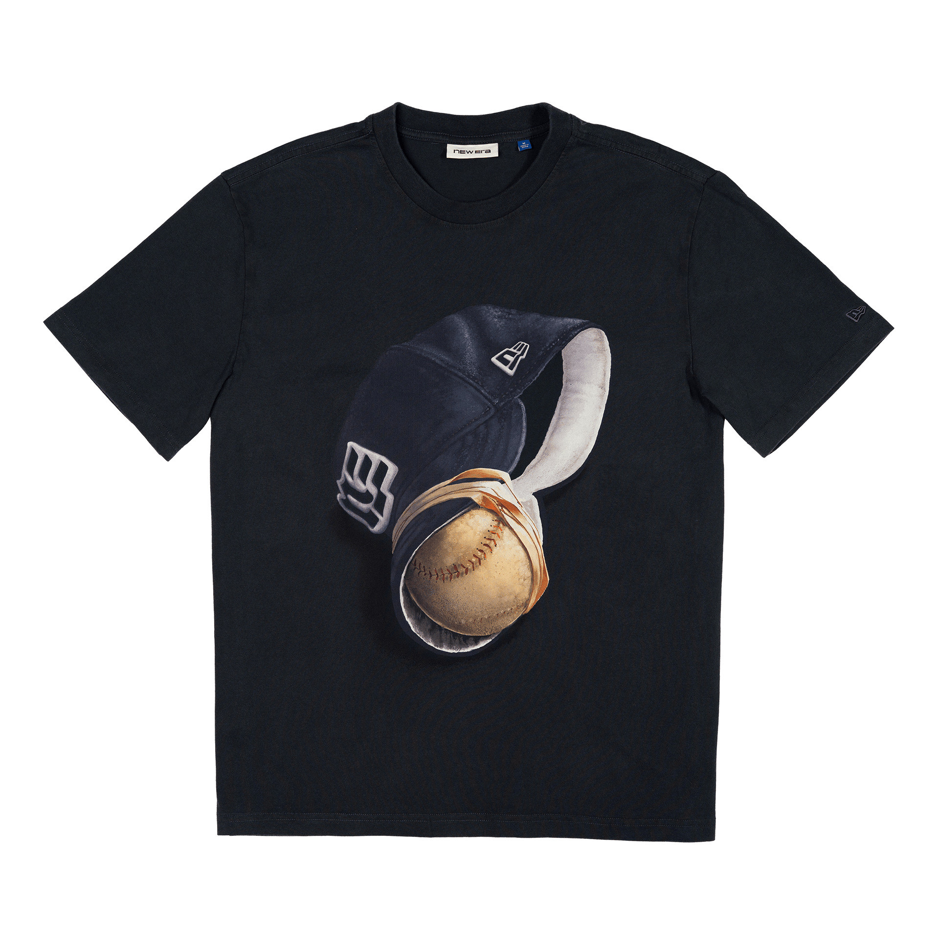 New Era Branded Telescoping '25 Black T-Shirt - Nextgenmallstore
