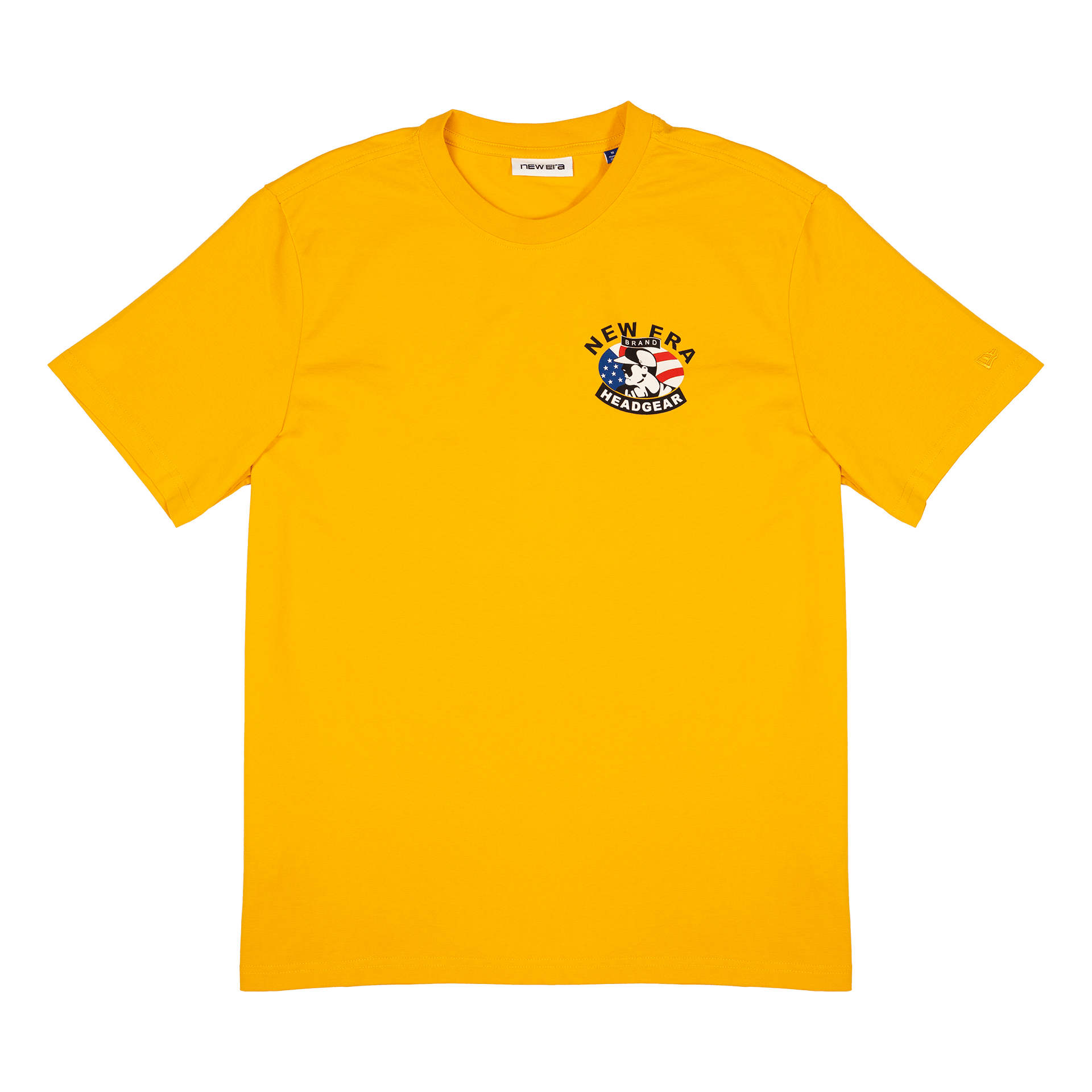 New Era Branded American Headgear Gold T-Shirt