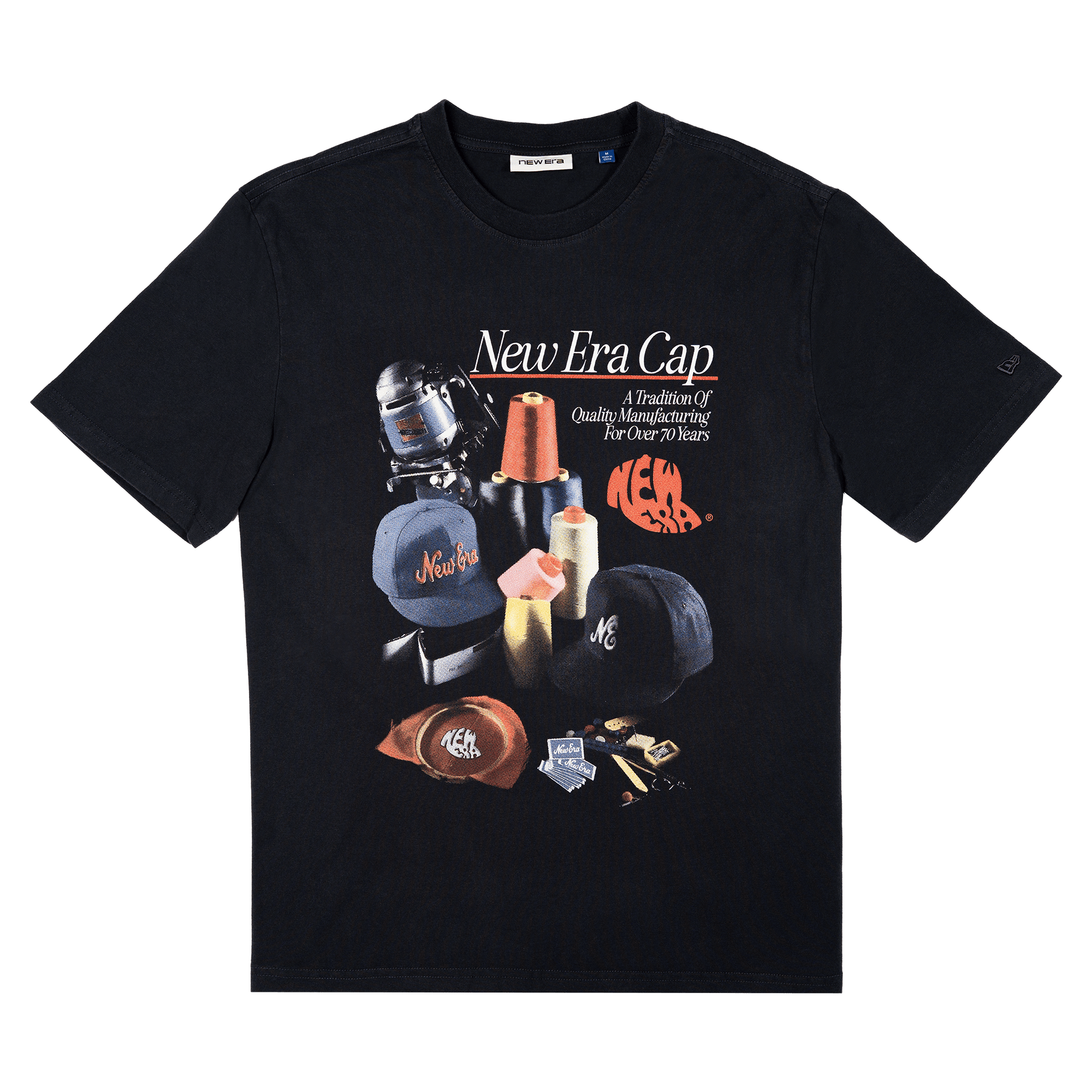 New Era Branded Workshop '94 Black T-Shirt - Nextgenmallstore