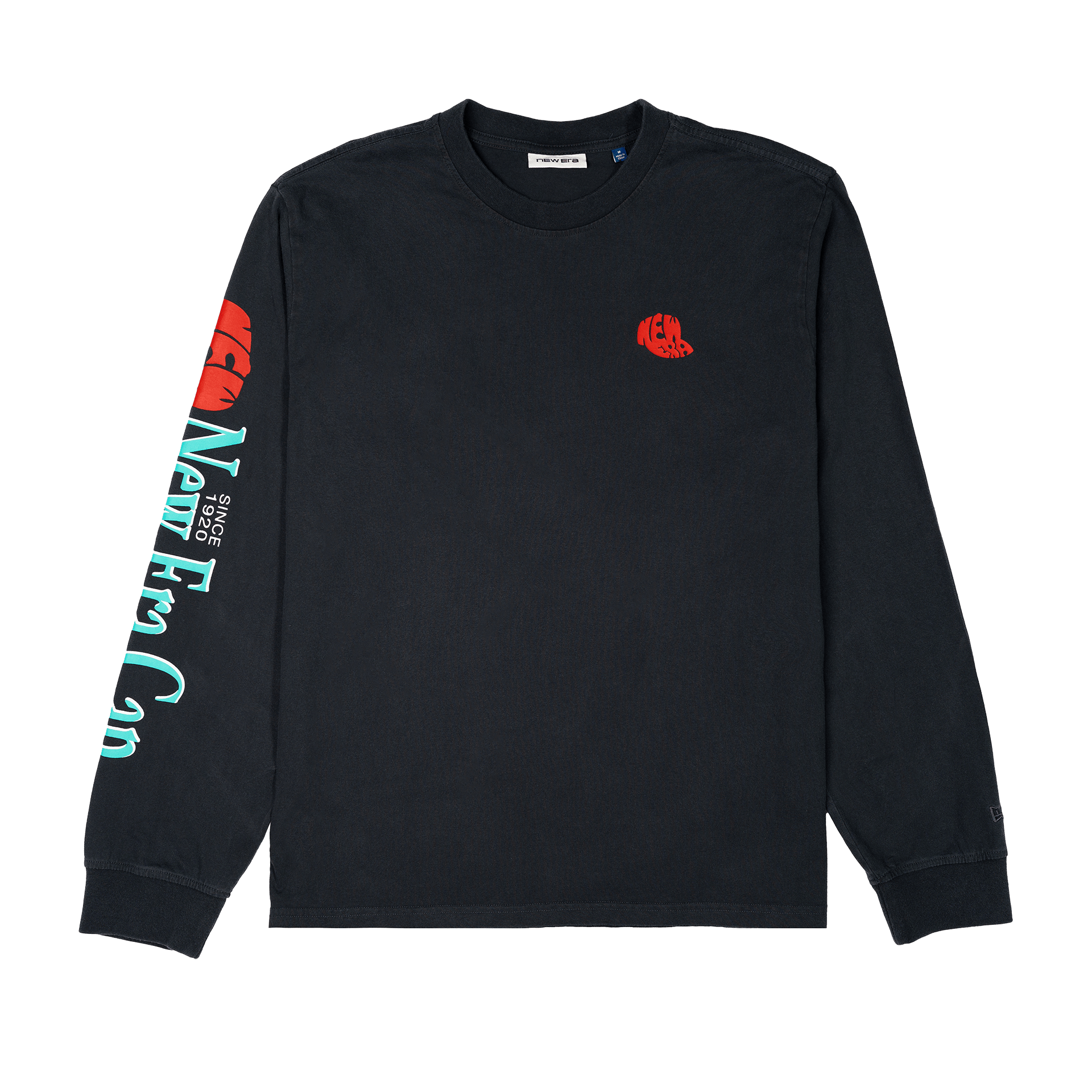 New Era Branded Lock Up '87 Black Long Sleeve T-Shirt