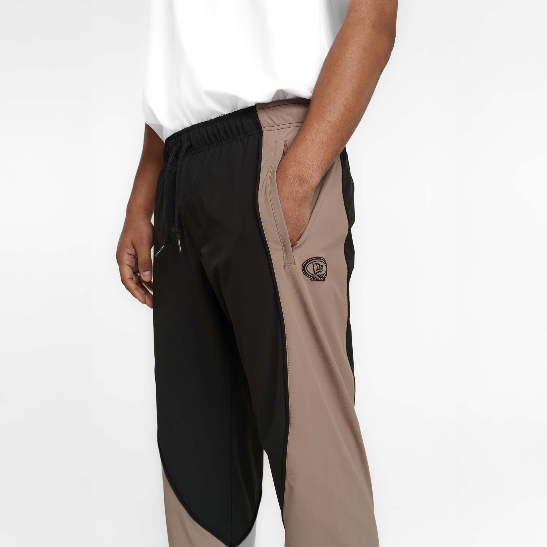 New Era Branded Retro-Tech NE2K Black Track Pants - Nextgenmallstore