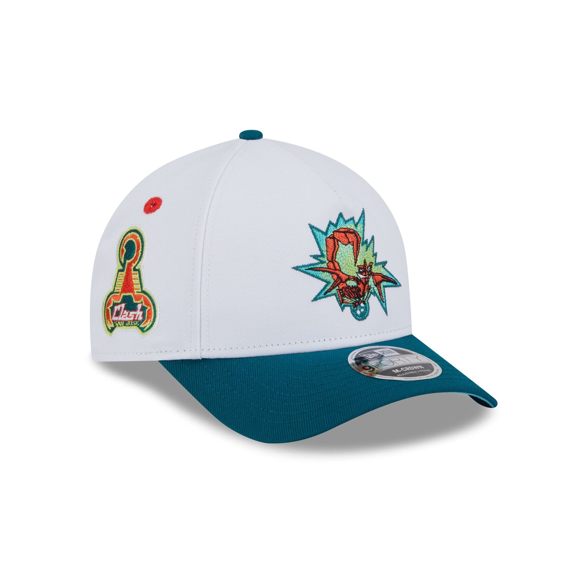 San Jose Earthquakes 2025 Jersey Hook White 9FORTY M-Crown A-Frame Snapback Hat - Nextgenmallstore