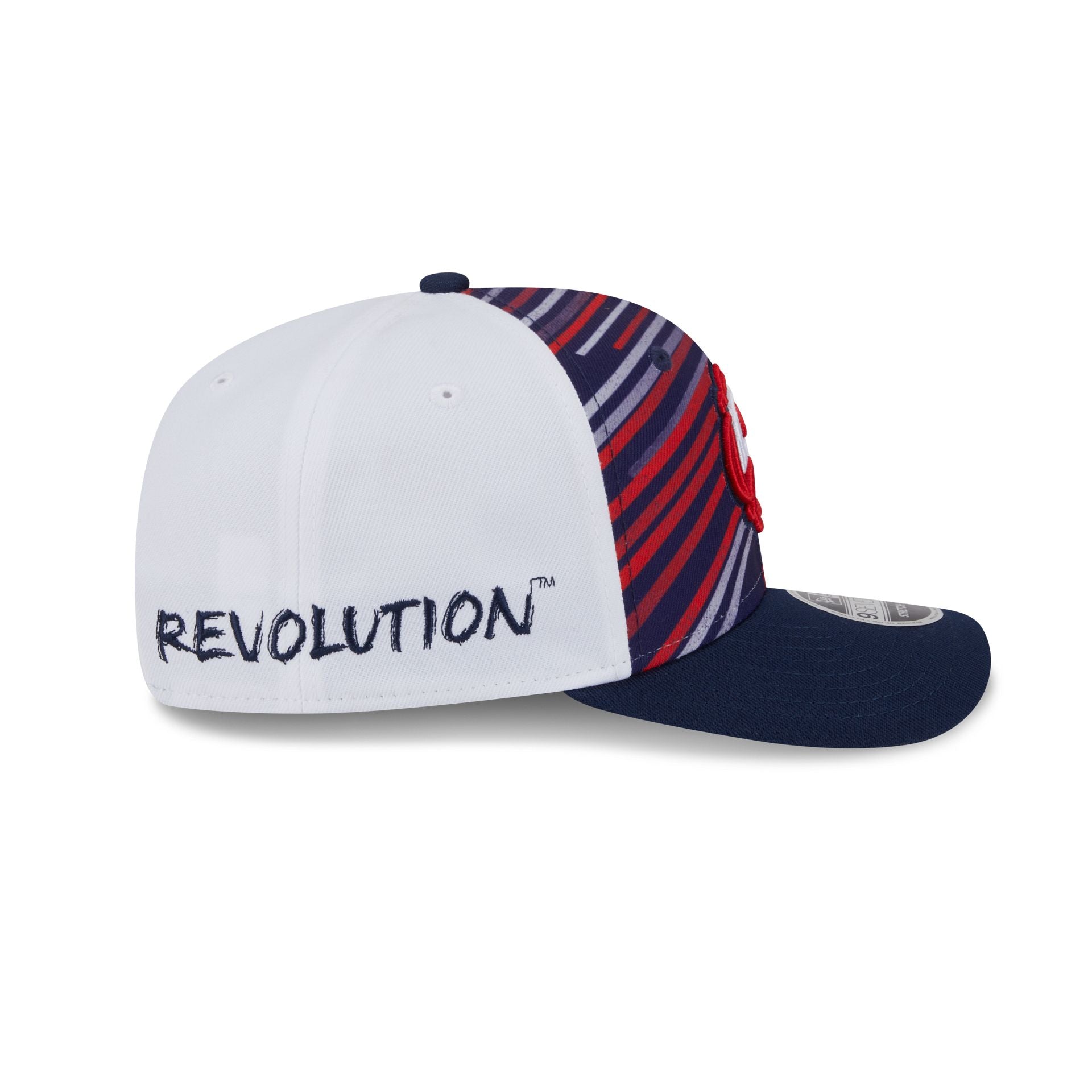 New England Revolution 2025 Jersey Hook Multicolor 9SEVENTY Stretch-Snap Hat