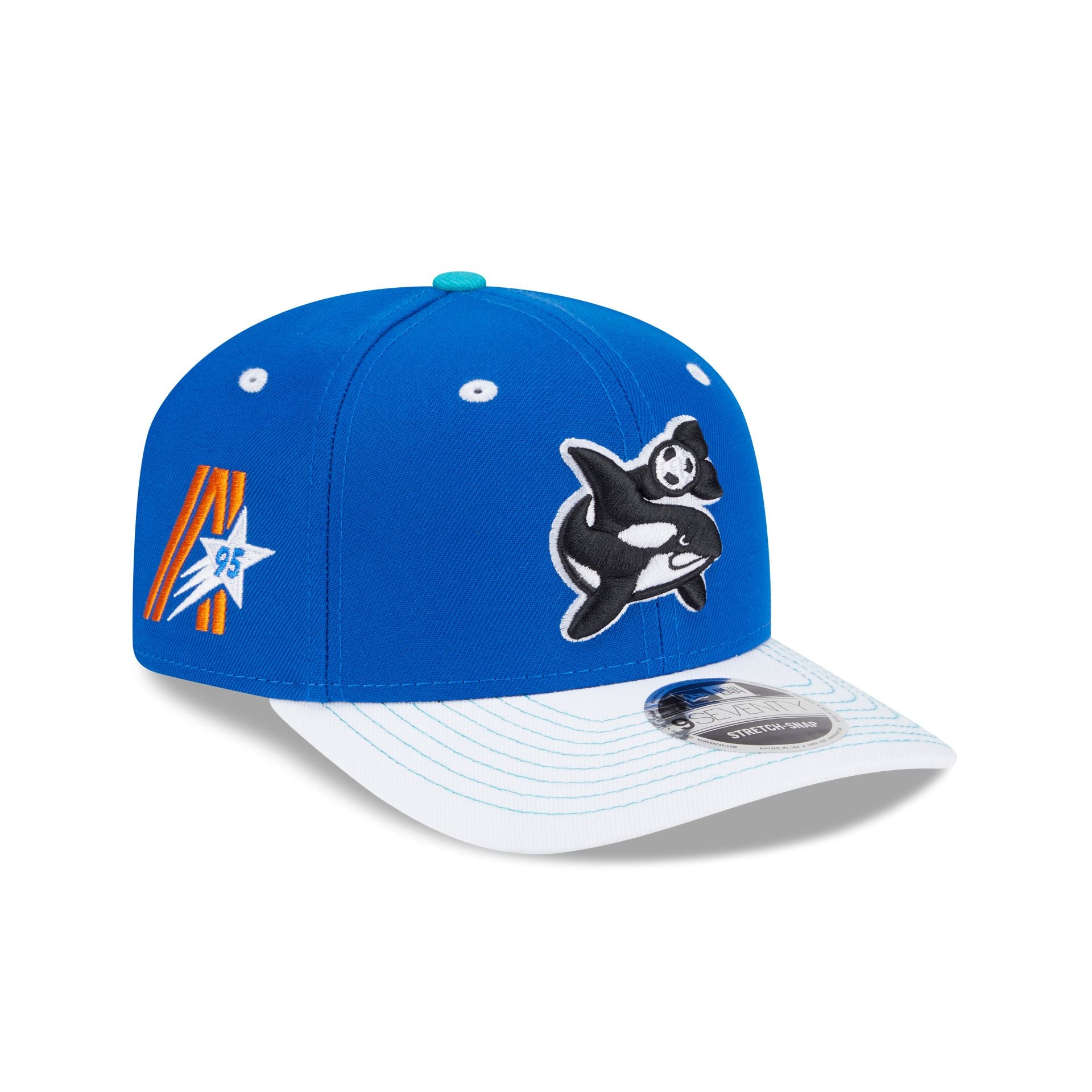 Seattle Sounders 2025 Jersey Hook Blue 9SEVENTY Stretch-Snap Hat - Nextgenmallstore