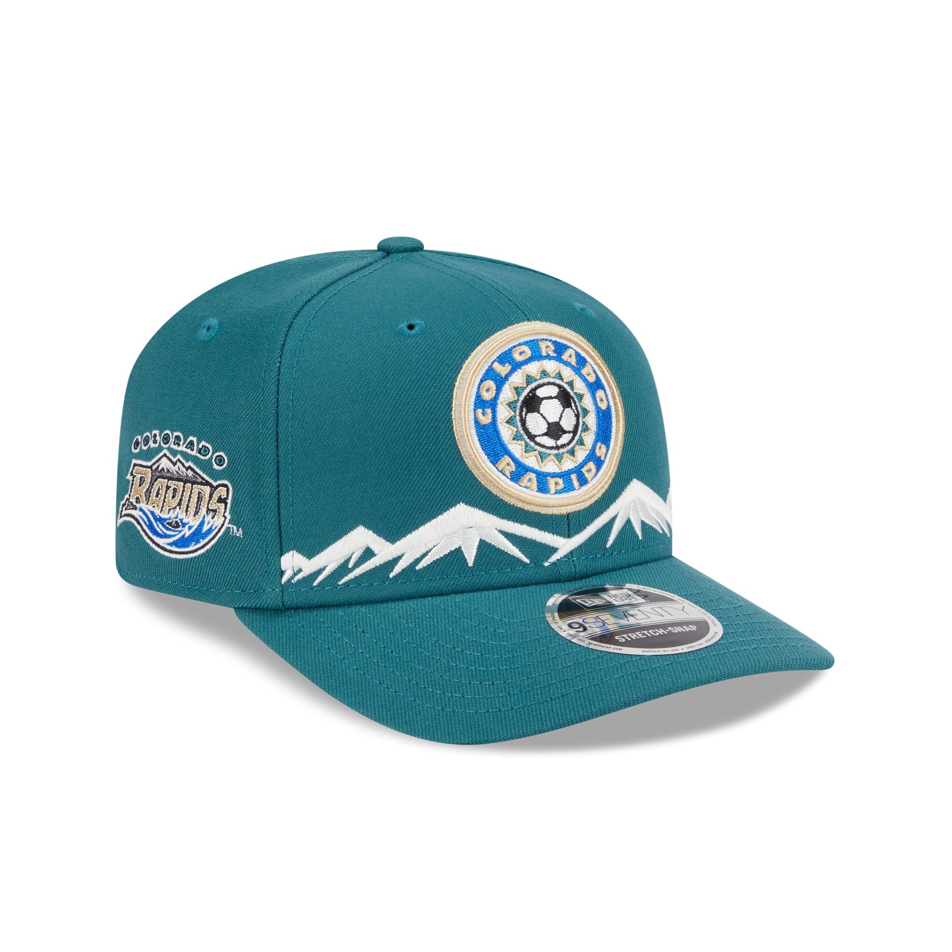 Colorado Rapids 2025 Jersey Hook Green 9SEVENTY Stretch-Snap Hat - Nextgenmallstore