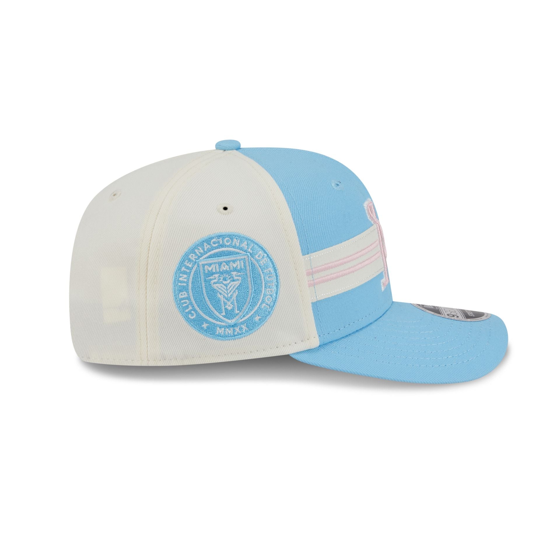 Inter Miami 2025 Jersey Hook Light Blue 9SEVENTY Stretch-Snap Hat