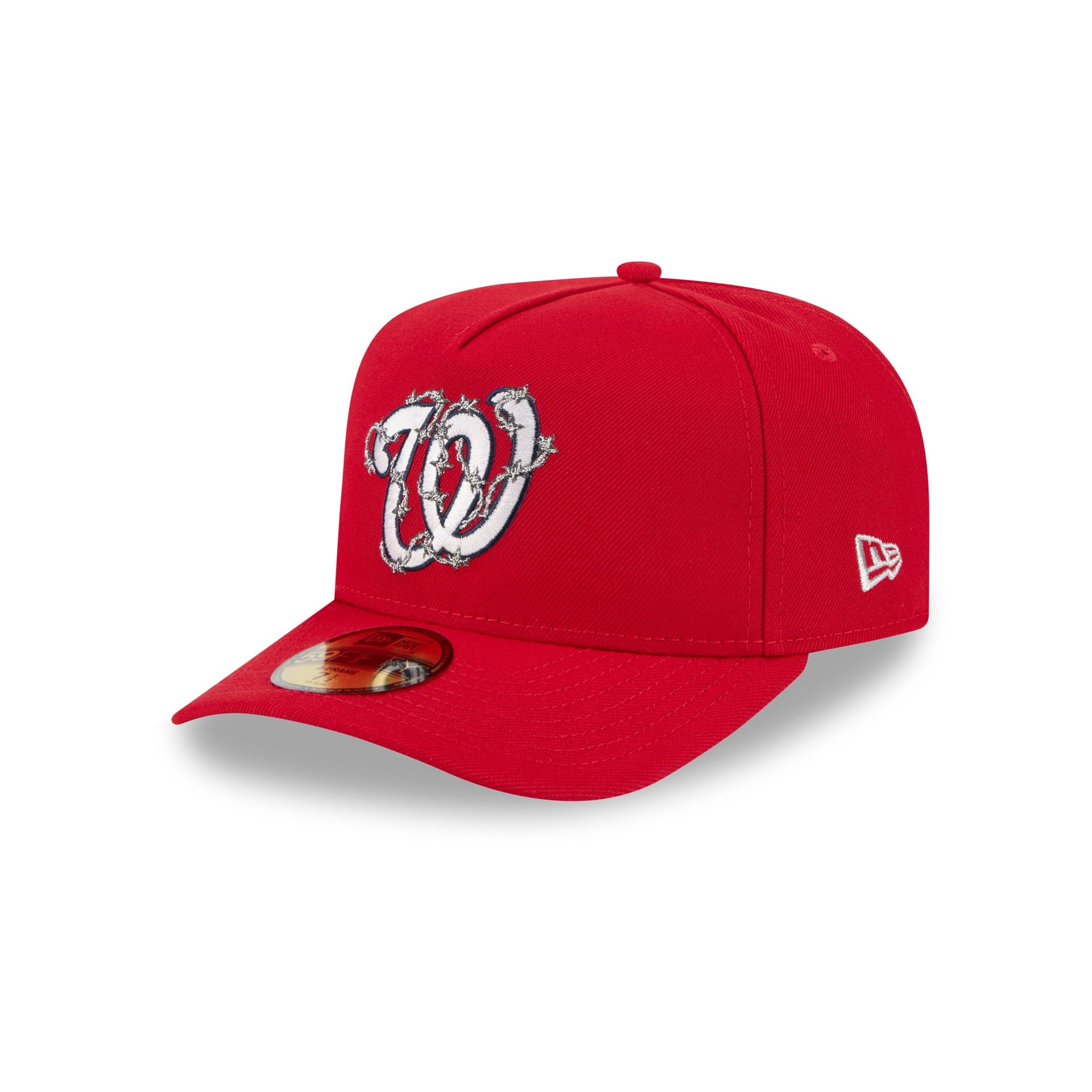 Washington Nationals Barbed Wire 59FIFTY A-Frame Fitted Hat - Nextgenmallstore
