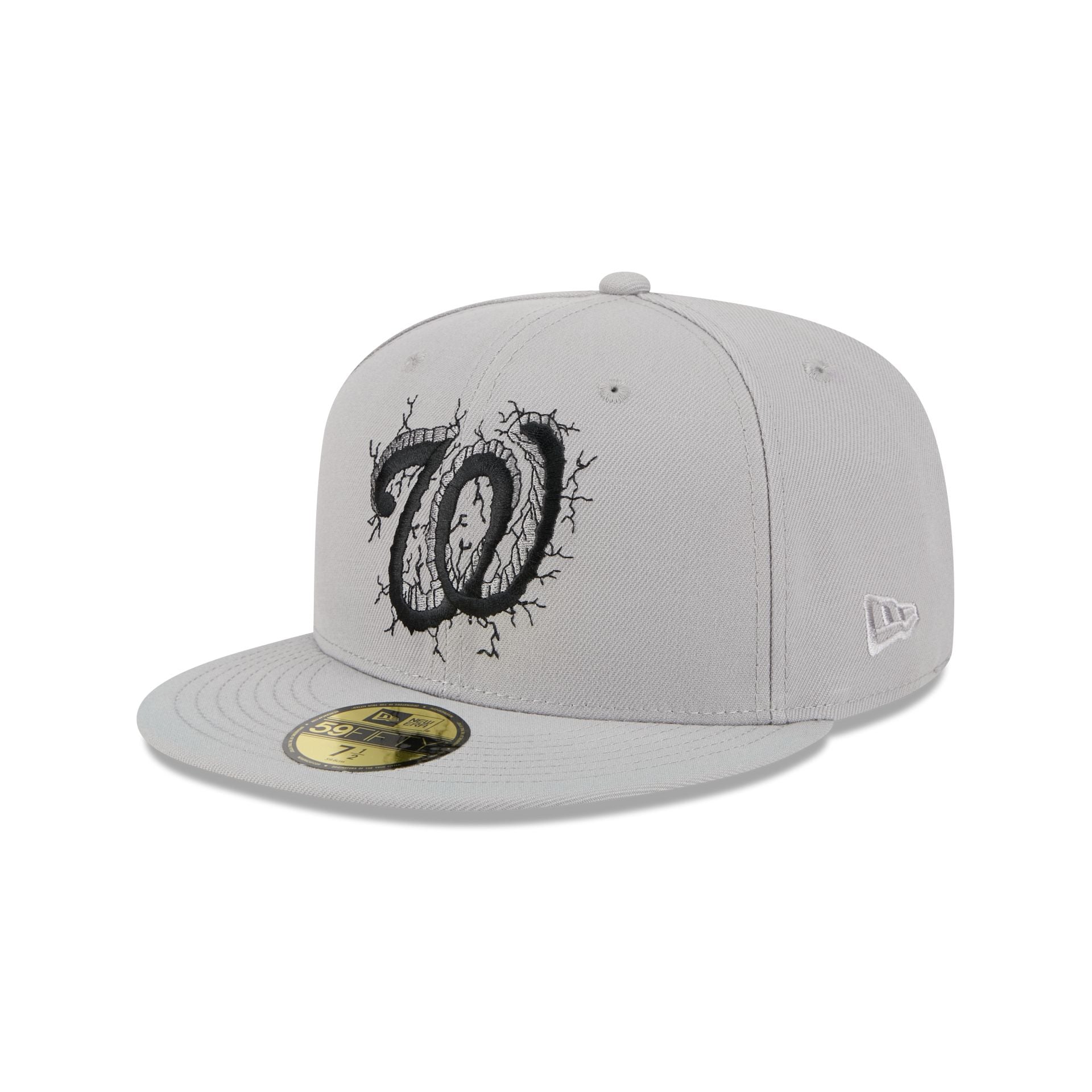 Washington Nationals Cracked Cement 59FIFTY Fitted Hat - Nextgenmallstore