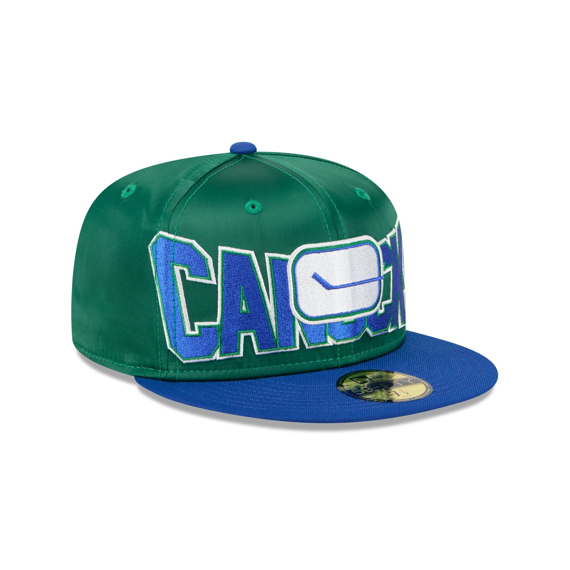 Vancouver Canucks Bold Satin 59FIFTY Fitted Hat