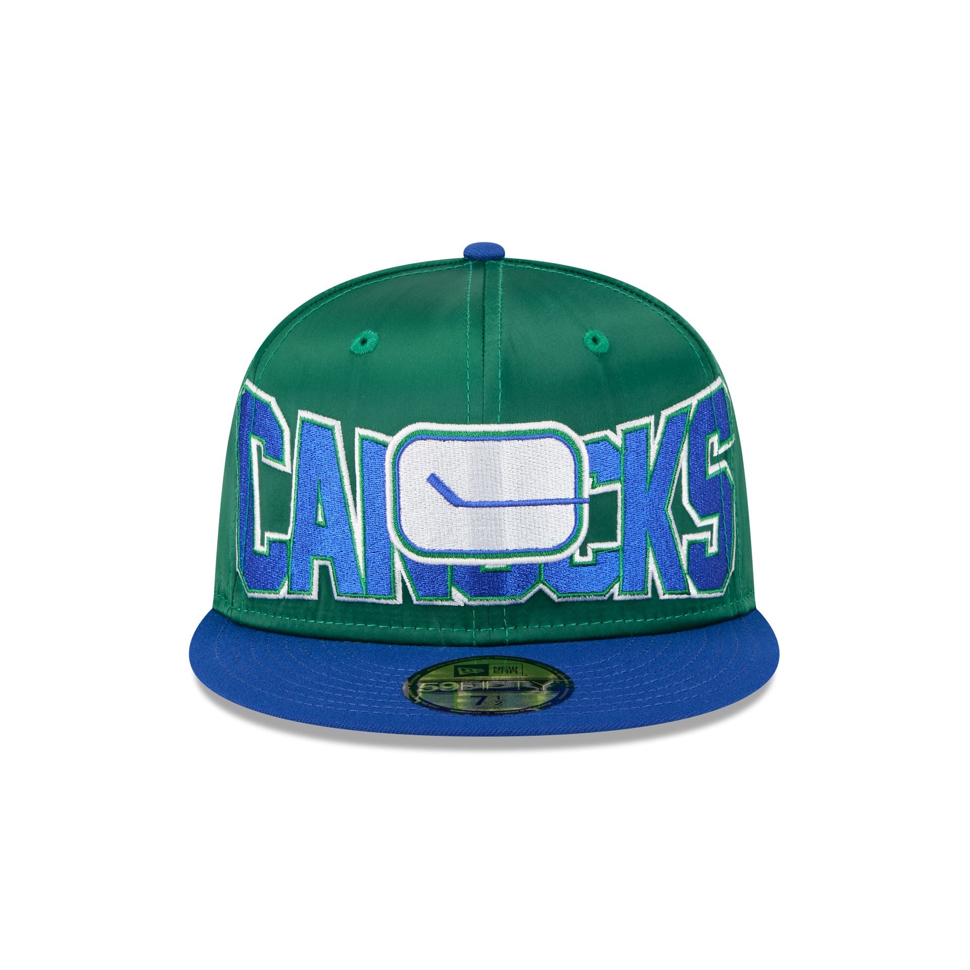 Vancouver Canucks Bold Satin 59FIFTY Fitted Hat