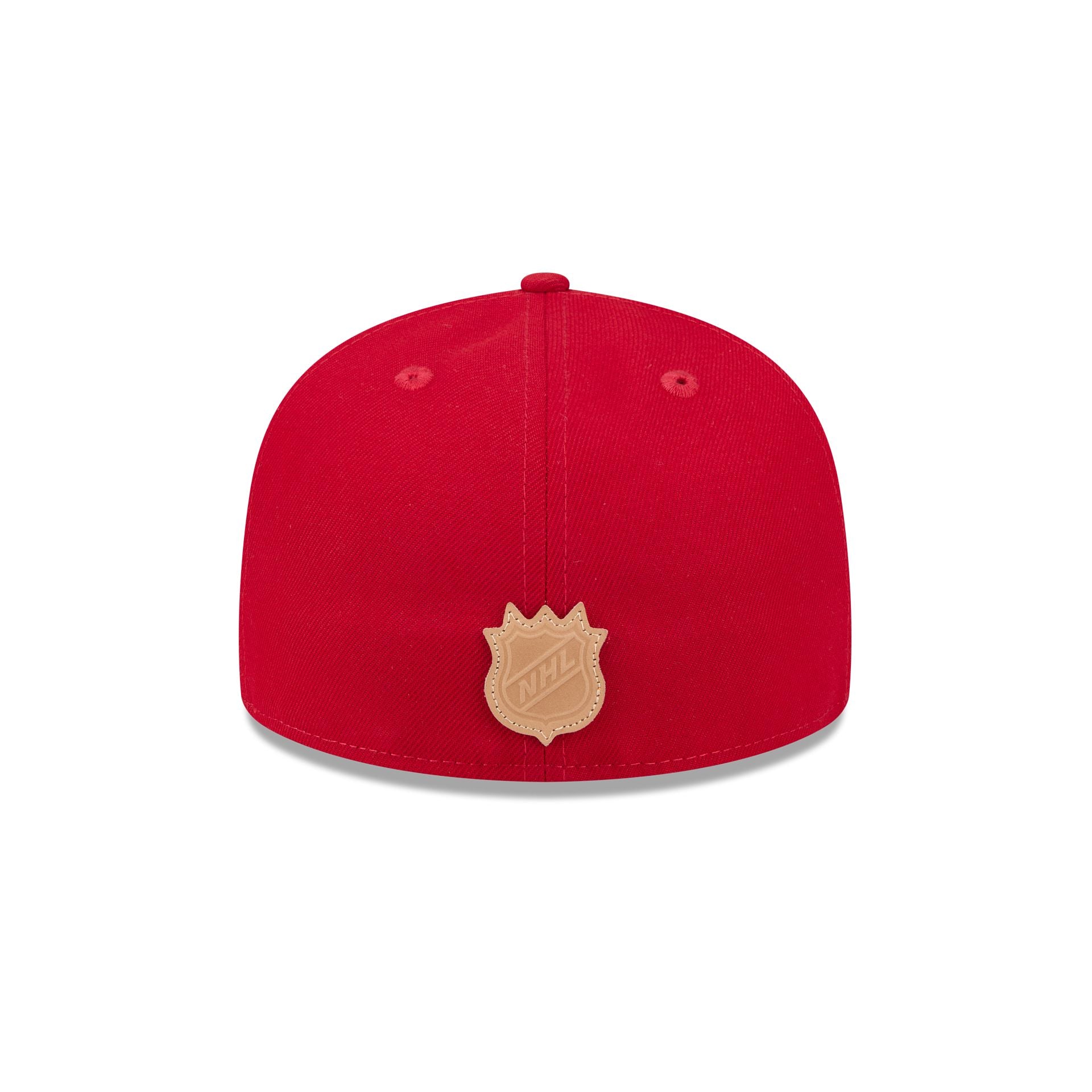 Calgary Flames Leather Visor 59FIFTY Fitted Hat