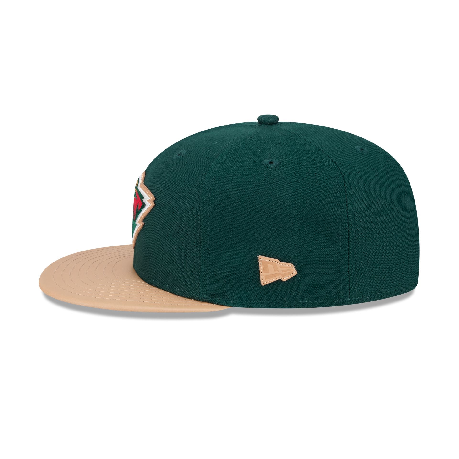 Minnesota Wild Leather Visor 59FIFTY Fitted Hat